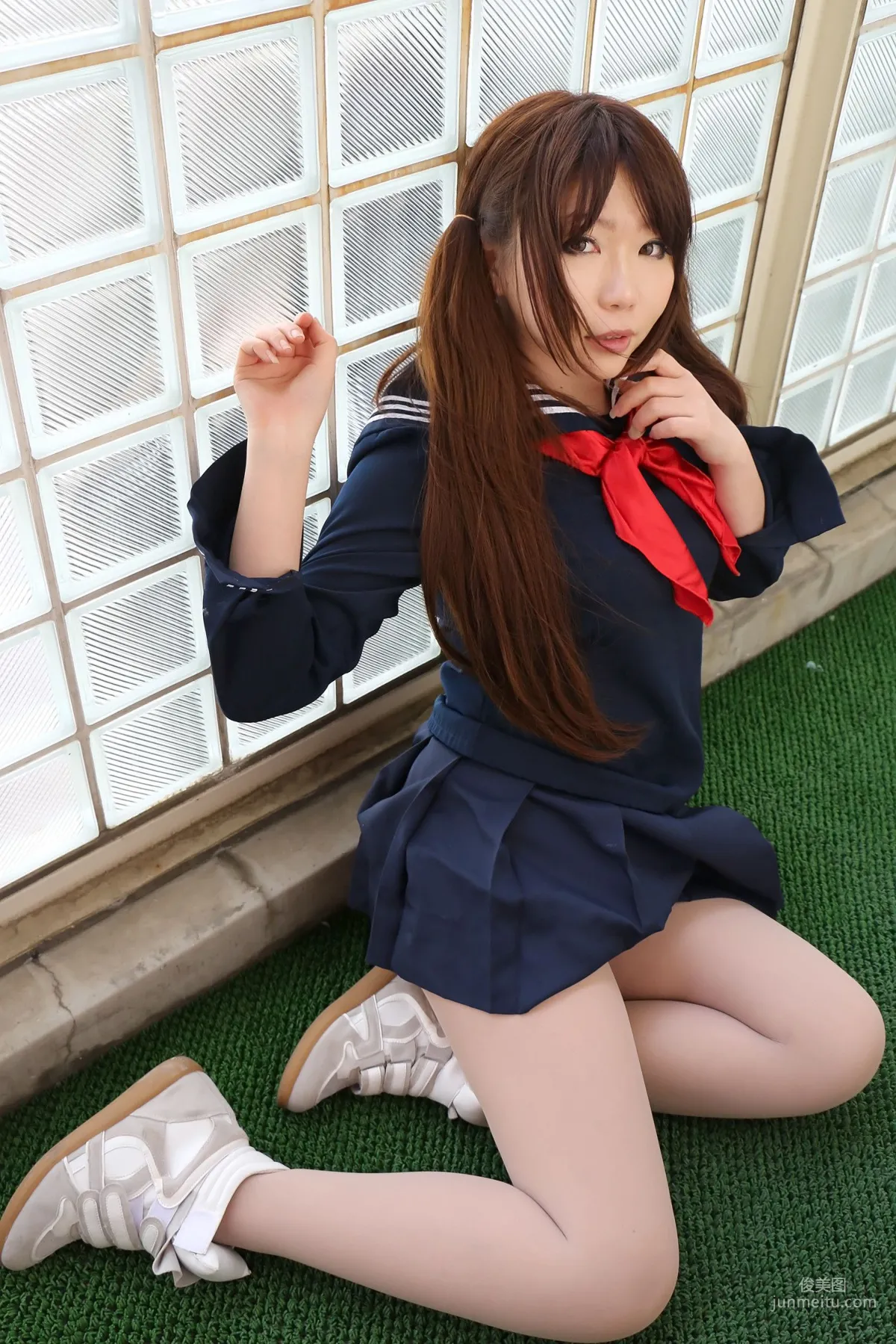 Higurashi Rin Stockings Tights School Girl Bunny Girl Policewoman Photo Set photo 11