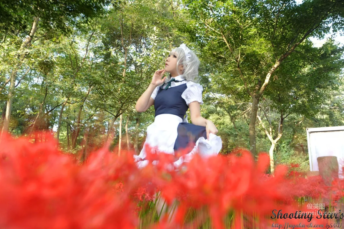 Saku Ayaka (Saku Ayaka) "Touhou Project" Izayoi Sakuya + Patchouli Knowledge [Shooting Star's] Photo Set photo 95