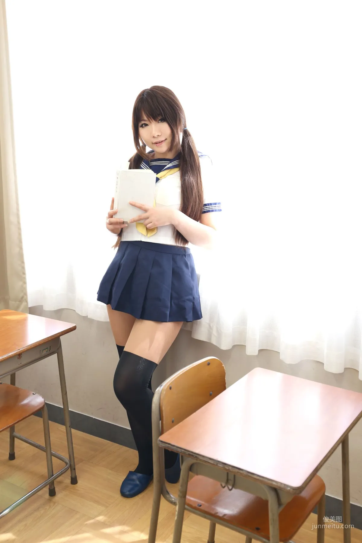 Higurashi Rin Stockings Tights School Girl Bunny Girl Policewoman Photo Set photo 1