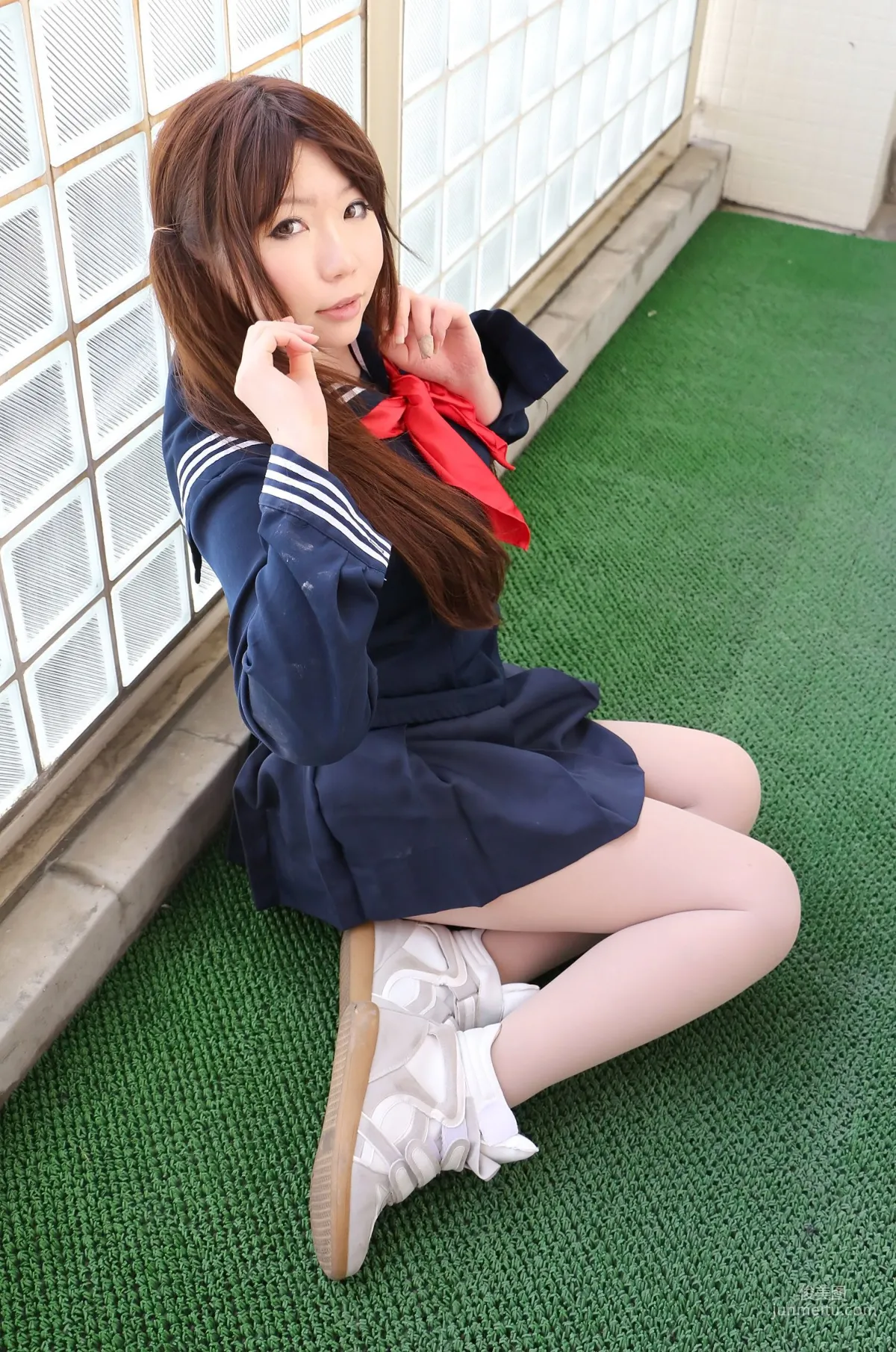 Higurashi Rin Stockings Tights School Girl Bunny Girl Policewoman Photo Set photo 10
