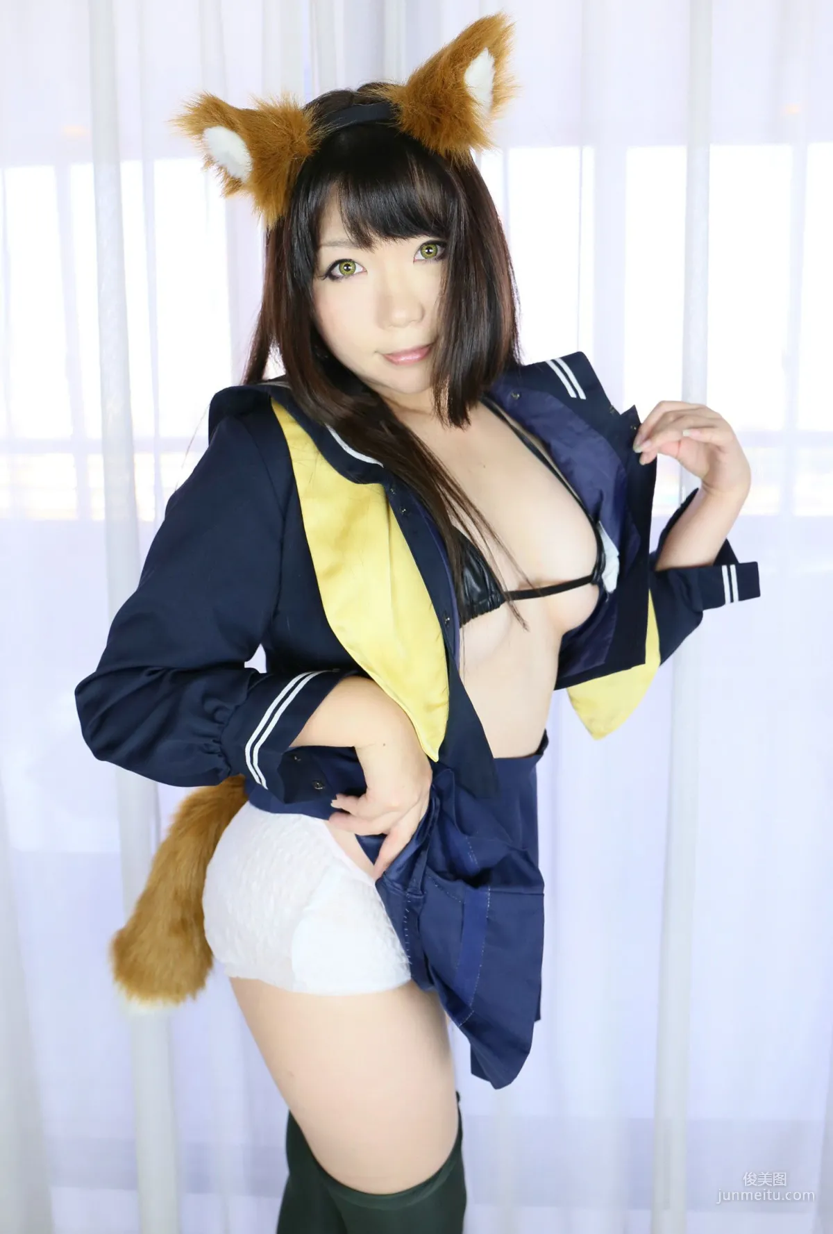 Higurashi Rin [Kitsune Kitsune Club 1st Generation] School Girl [Higurashi Project] Photo Set photo 44