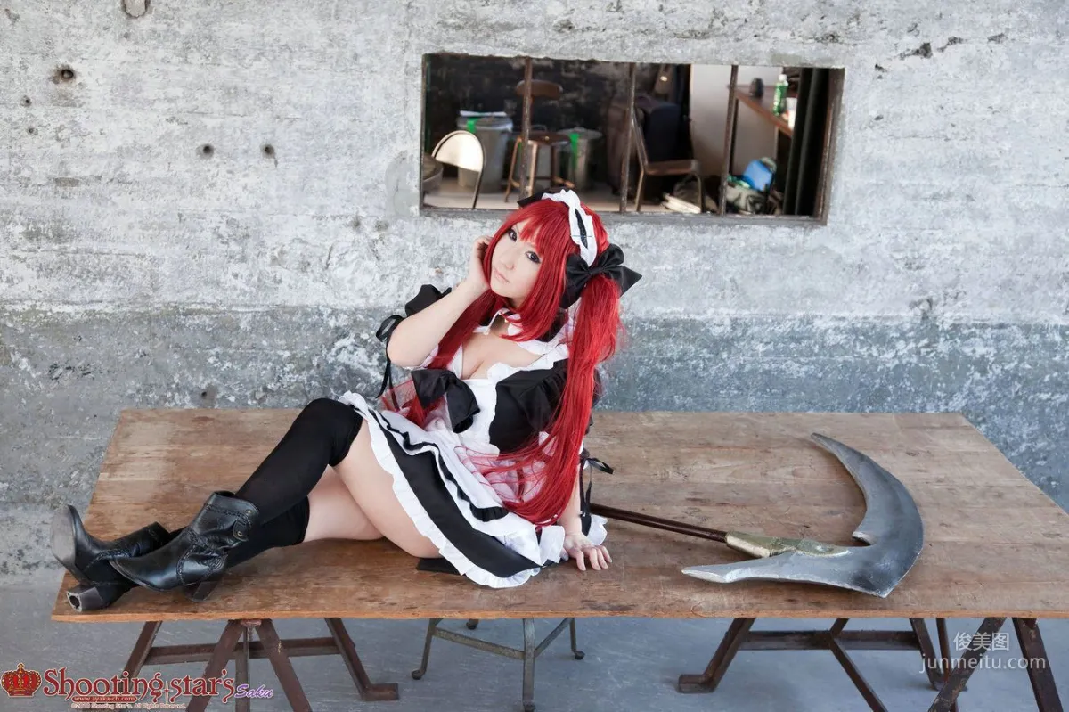 绫香サク (Saku Ayaka) 《クイーンズブレイドQueen's Blade》アイリ & Alleyne 寫真集 68