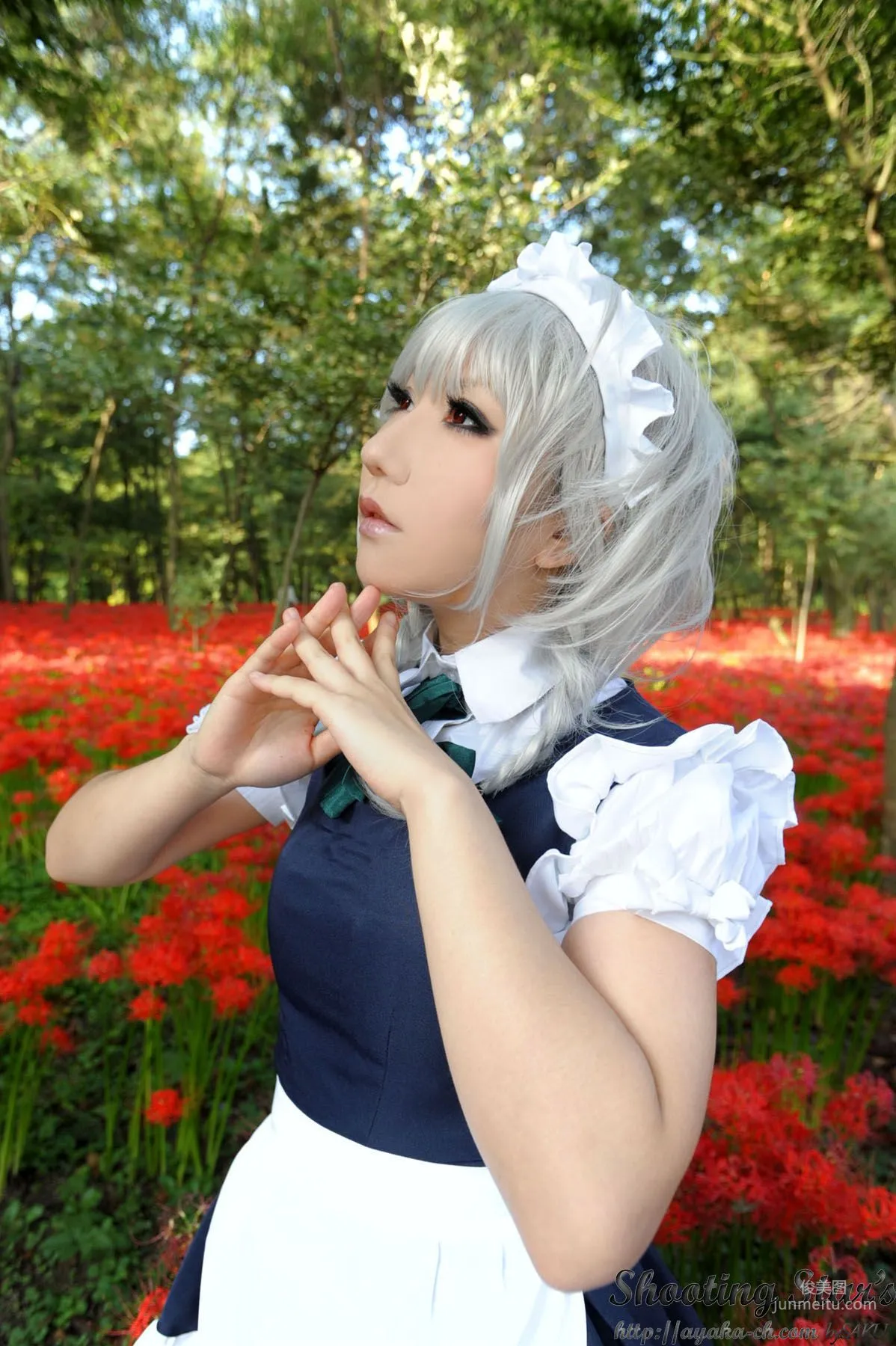 Saku Ayaka (Saku Ayaka) "Touhou Project" Izayoi Sakuya + Patchouli Knowledge [Shooting Star's] Photo Set photo 92