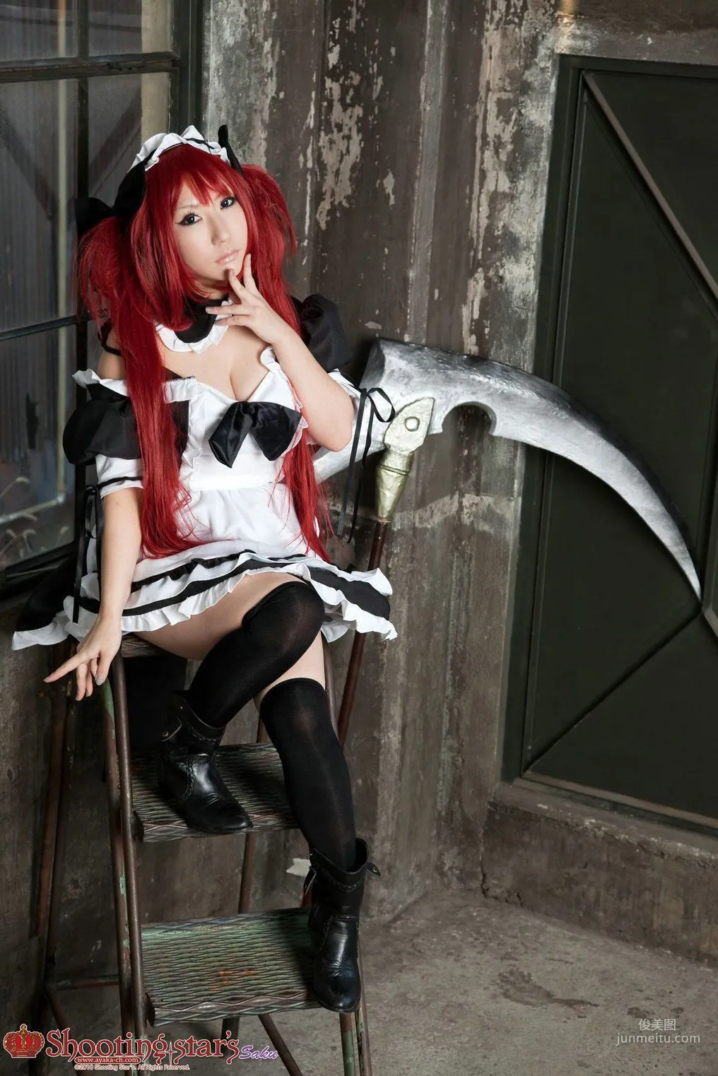 绫香サク (Saku Ayaka) 《クイーンズブレイドQueen's Blade》アイリ & Alleyne 寫真集 76