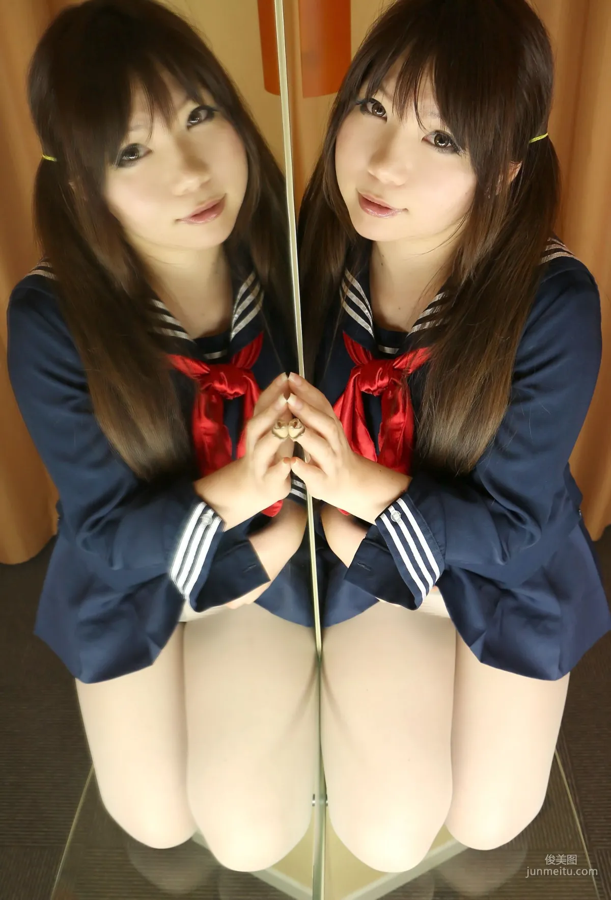 Higurashi Rin Stockings Tights School Girl Bunny Girl Policewoman Photo Set photo 24