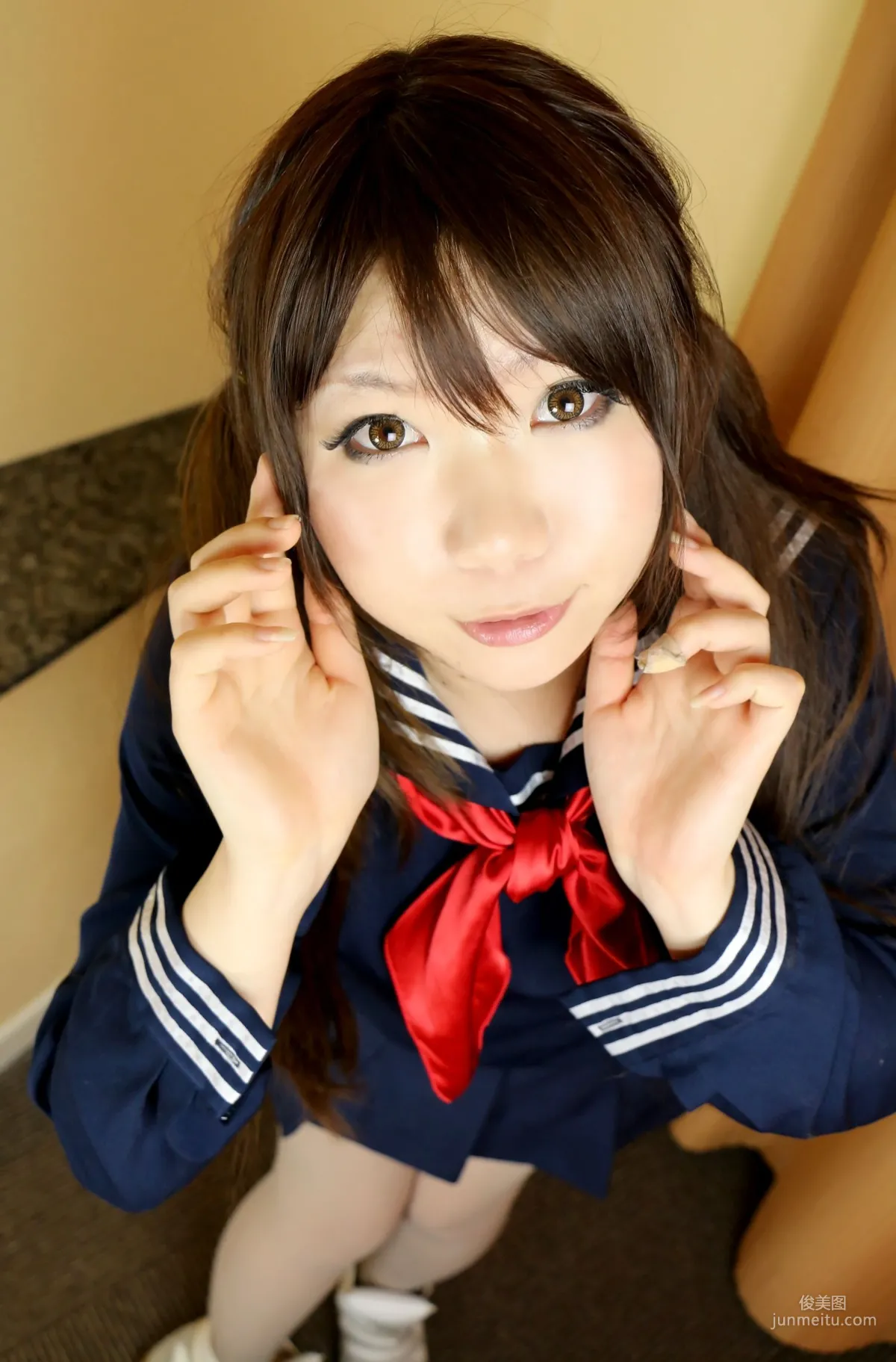 Higurashi Rin Stockings Tights School Girl Bunny Girl Policewoman Photo Set photo 20