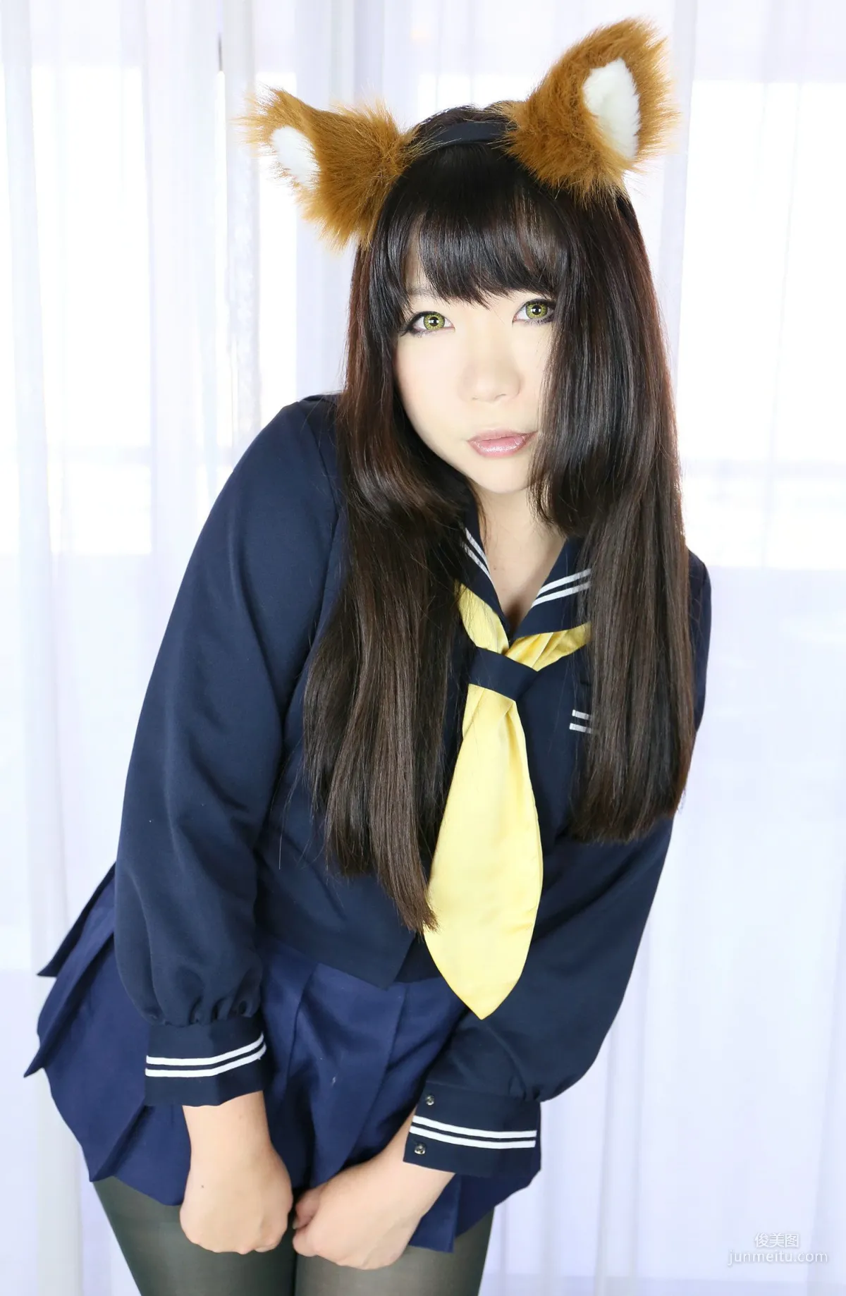 Higurashi Rin [Kitsune Kitsune Club 1st Generation] School Girl [Higurashi Project] Photo Set photo 8