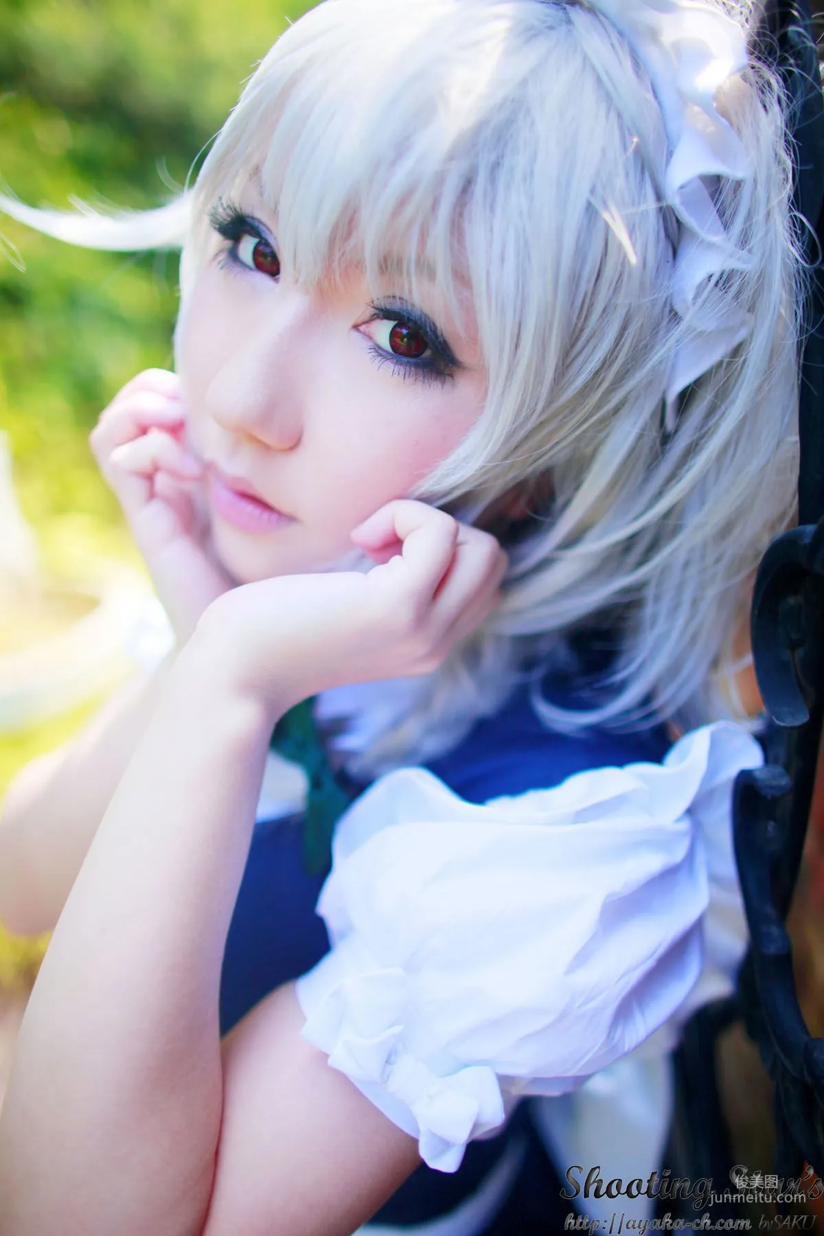 Saku Ayaka (Saku Ayaka) "Touhou Project" Izayoi Sakuya + Patchouli Knowledge [Shooting Star's] Photo Set photo 73