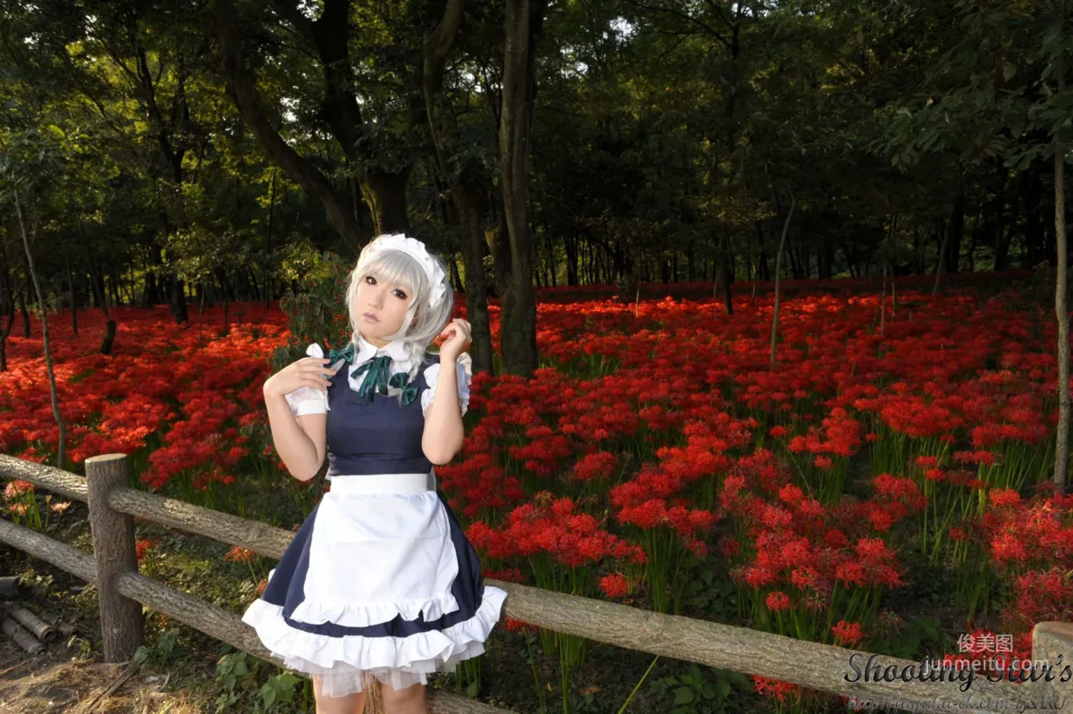 Saku Ayaka (Saku Ayaka) "Touhou Project" Izayoi Sakuya + Patchouli Knowledge [Shooting Star's] Photo Set photo 110