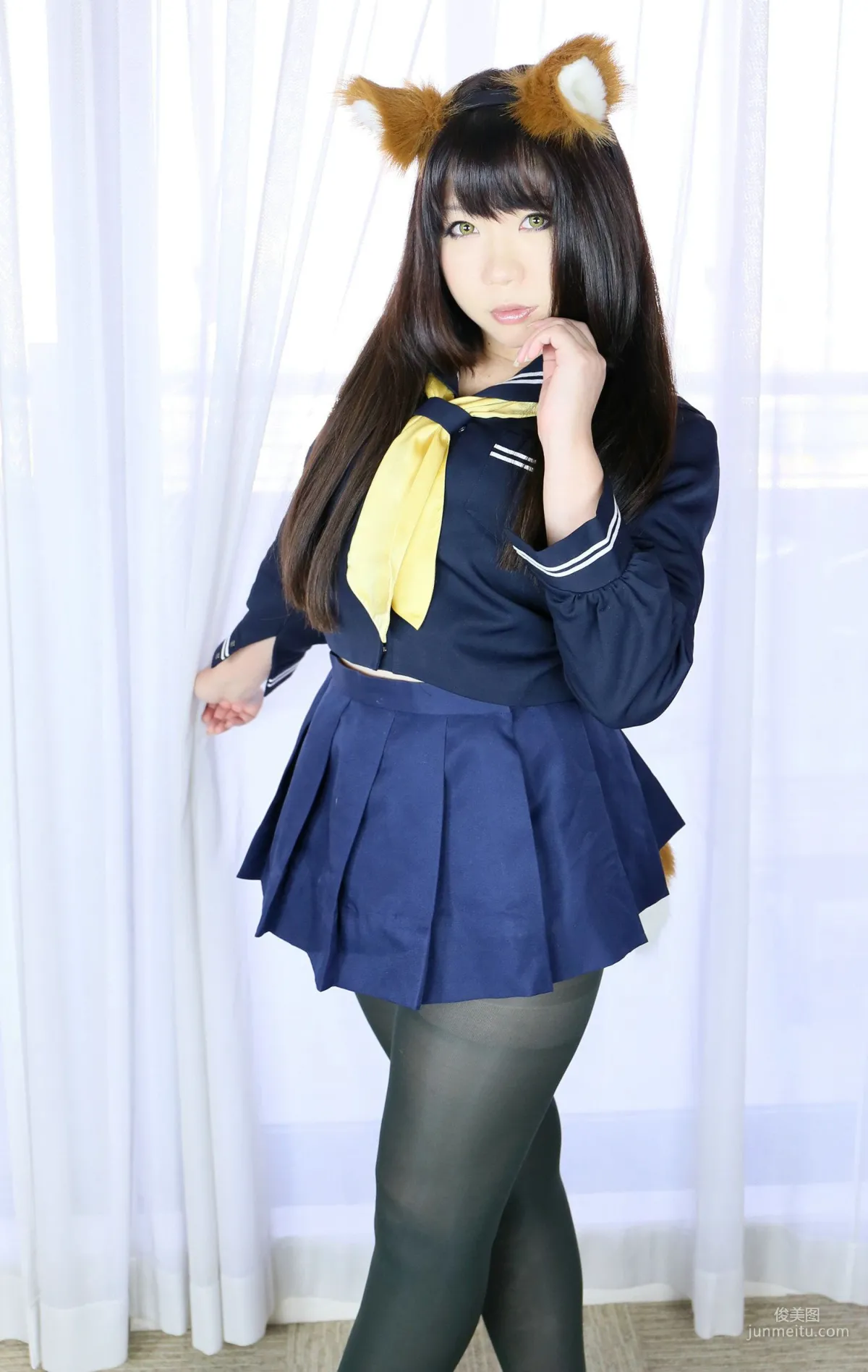 Higurashi Rin [Kitsune Kitsune Club 1st Generation] School Girl [Higurashi Project] Photo Set photo 5
