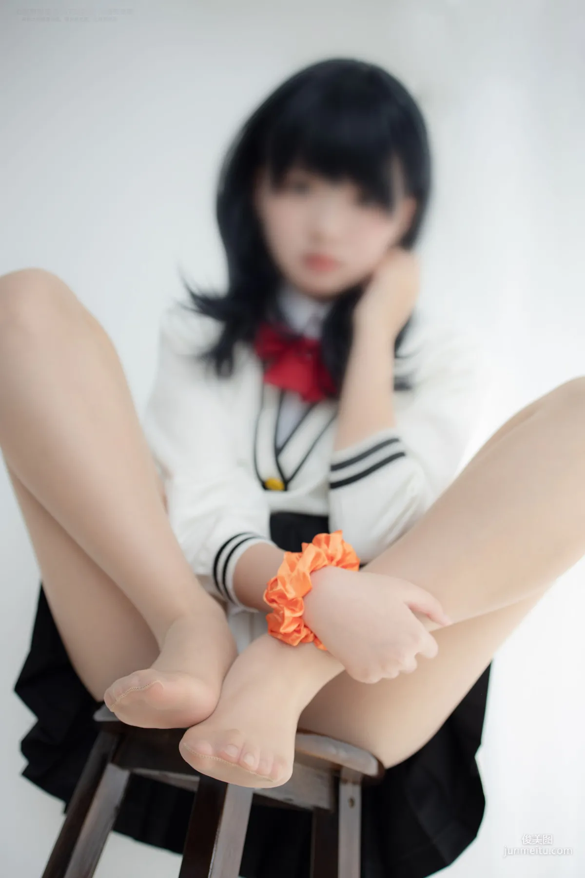 20D肉絲短棉襪踩物 [森蘿财團] [X-055] 寫真集 63