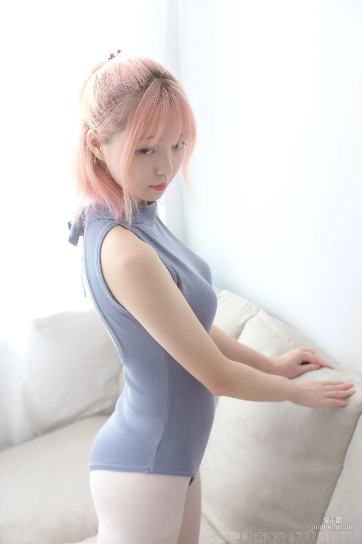 [森萝财团] LOVEPLUS-003 萝蓝丝袜写真集79