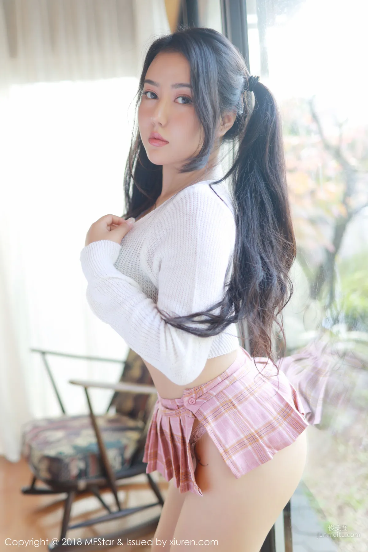 Ma Luna 'Glasses OL + Incomparable Curves Temptation' [MFStar] Vol.168 Photo Set photo 48
