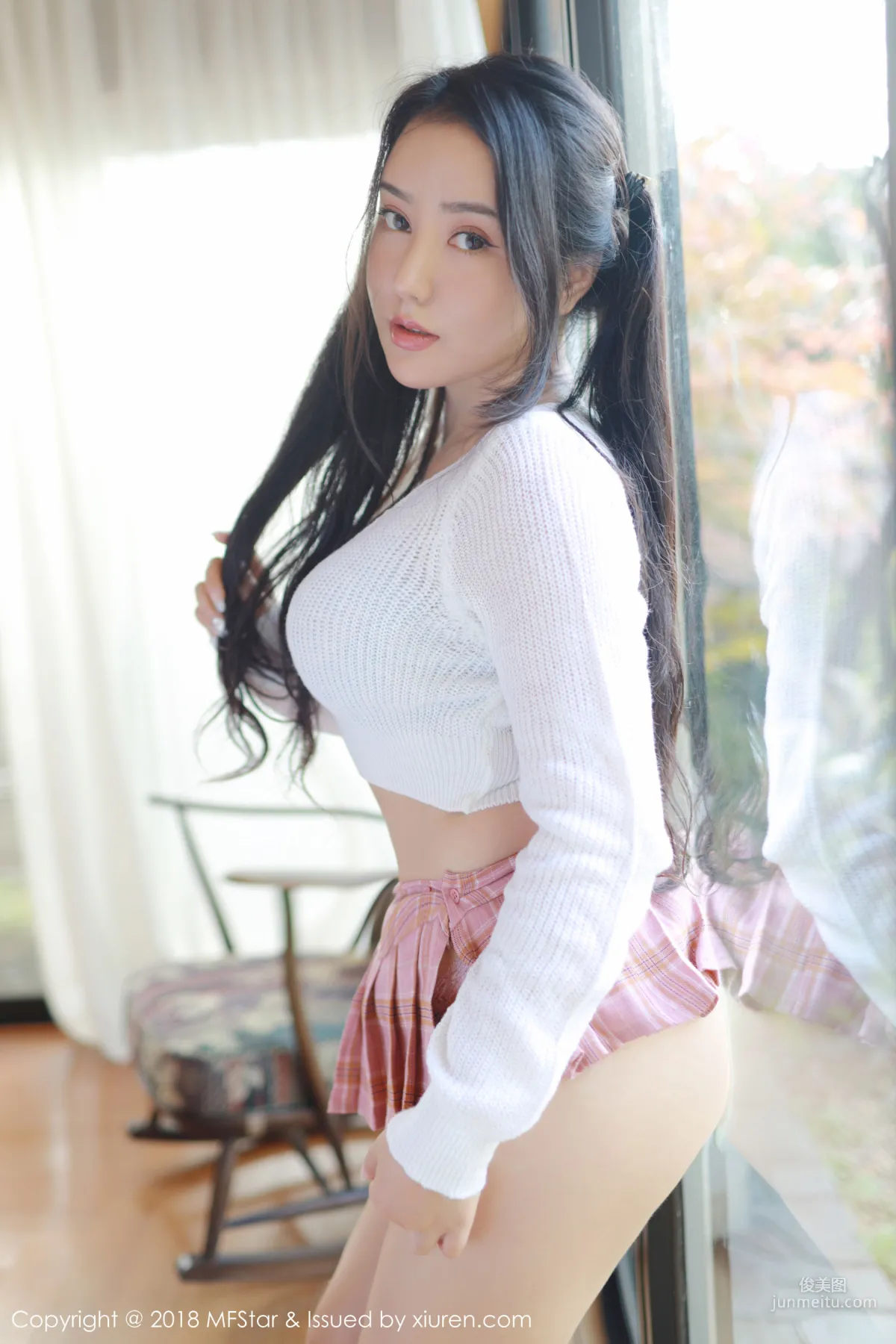 Ma Luna 'Glasses OL + Incomparable Curves Temptation' [MFStar] Vol.168 Photo Set photo 49
