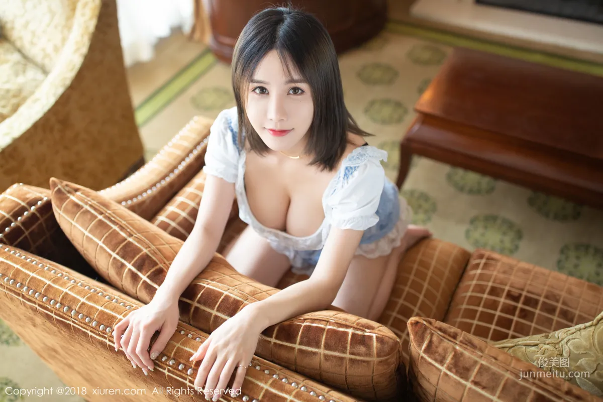 Xiao Molin 《A Gentle Yet Sexy Maid》 [XiuRen] No.1261 Photo Set photo 16