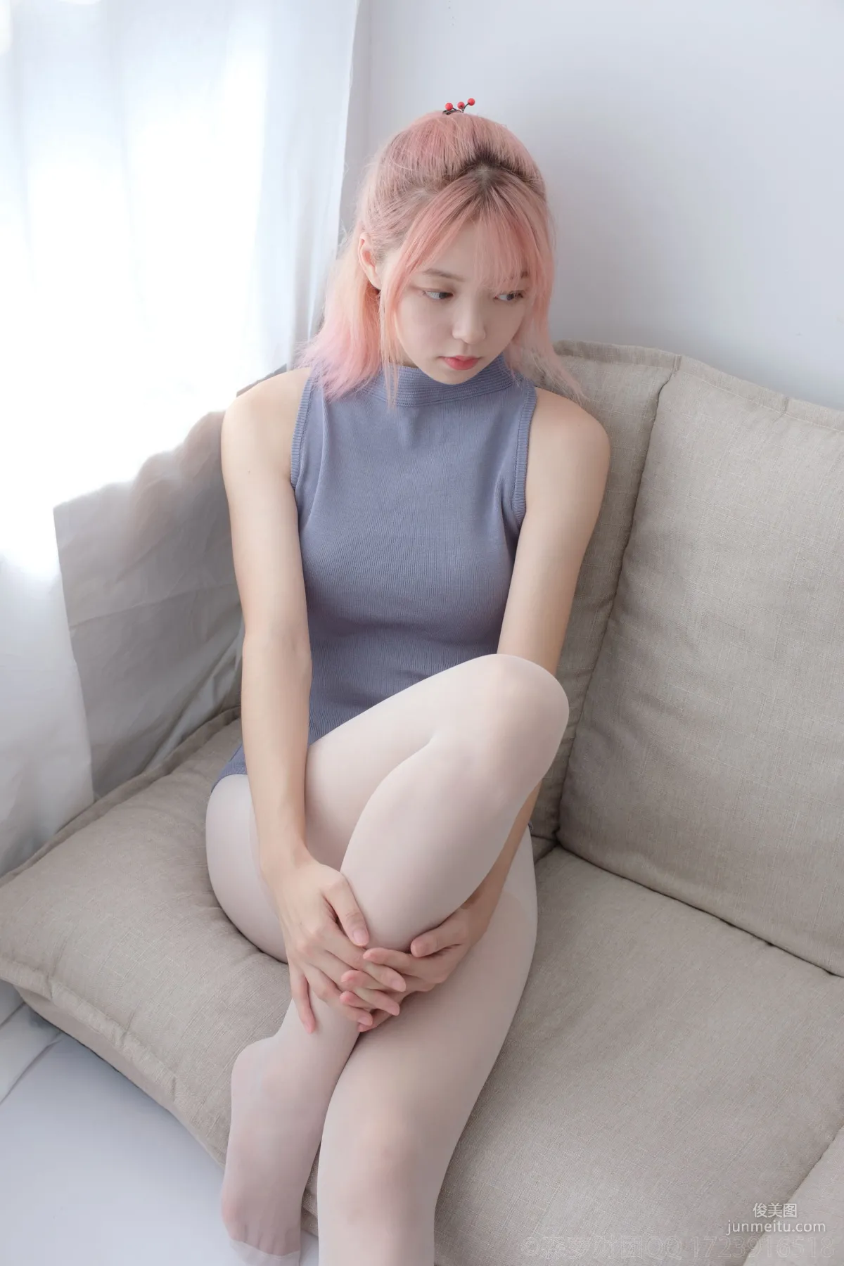 [森萝财团] LOVEPLUS-003 萝蓝丝袜写真集59