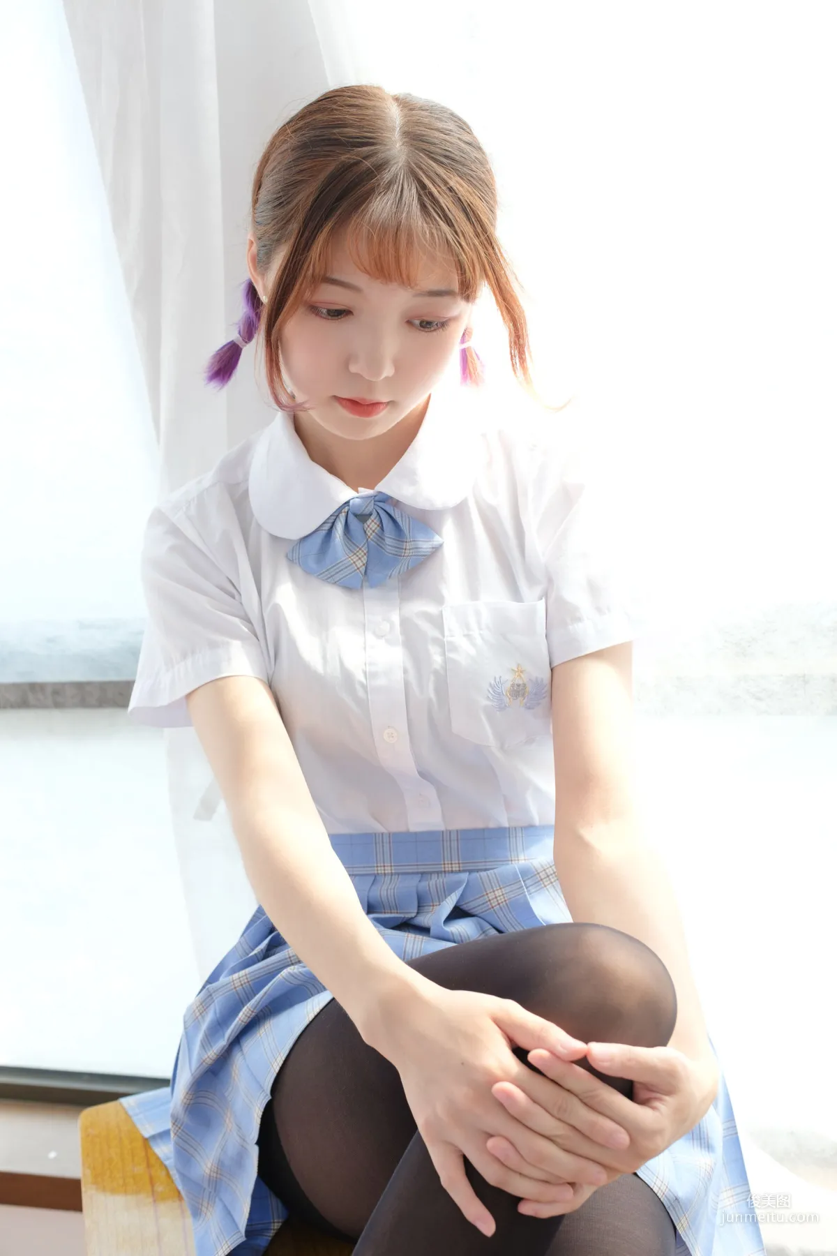 清新黑丝学生妹 [森萝财团] [BETA-027] 写真集98