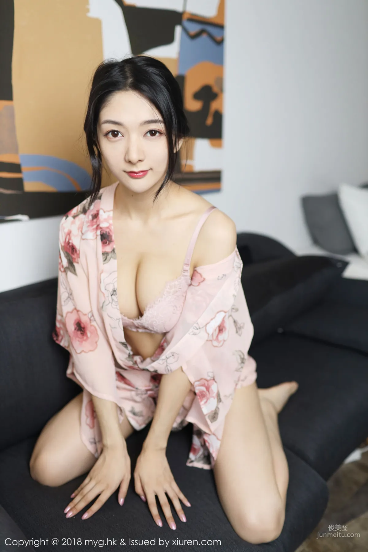 Angela Loves Cats, Plump and Charming Sexy Lingerie Private Shoot [MyGirl] Vol.334 Photo Set photo 11