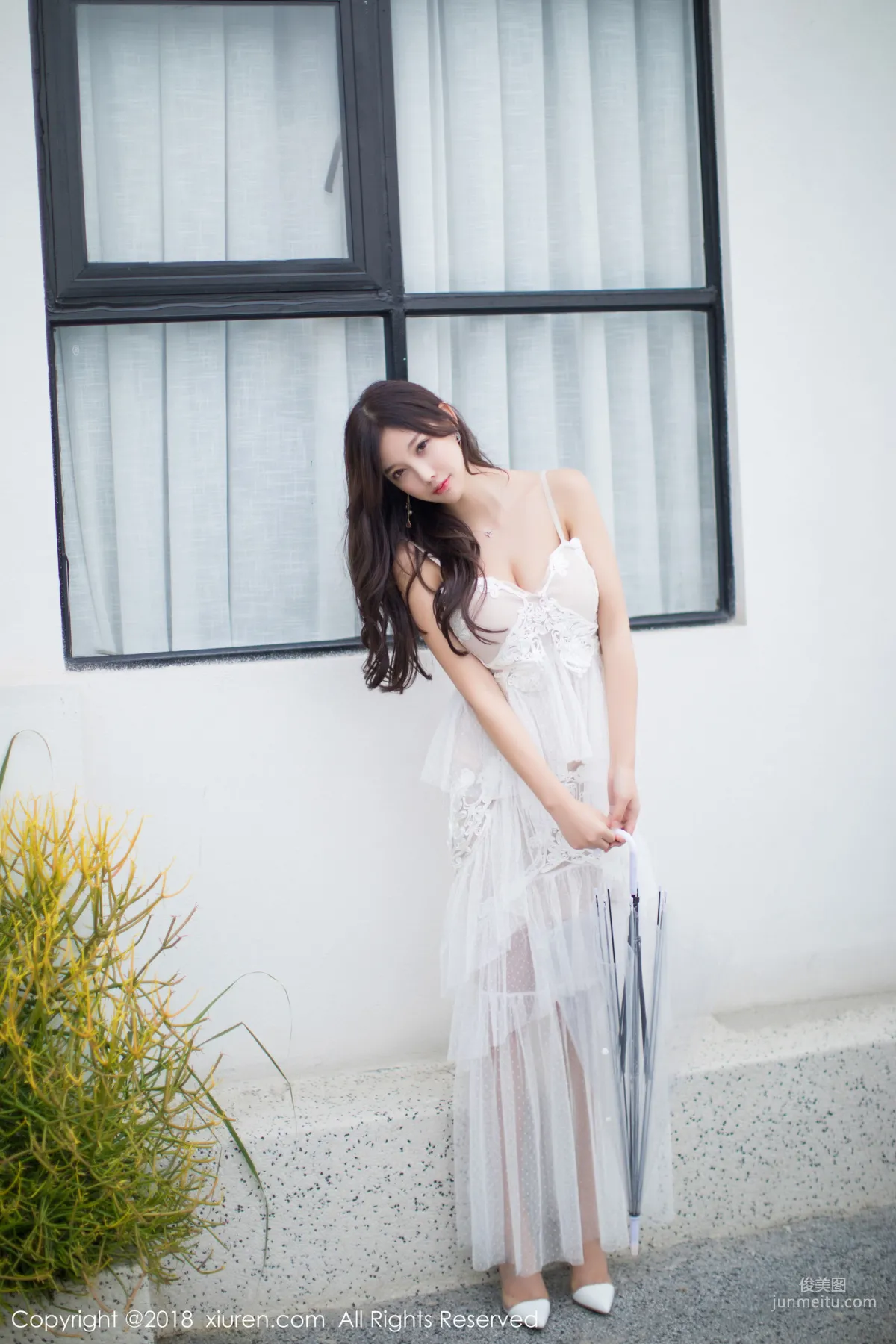Yang Chenchen sugar, Sweet Bride + Black Stockings Lady [XiuRen] No.1296 Photo Set photo 7