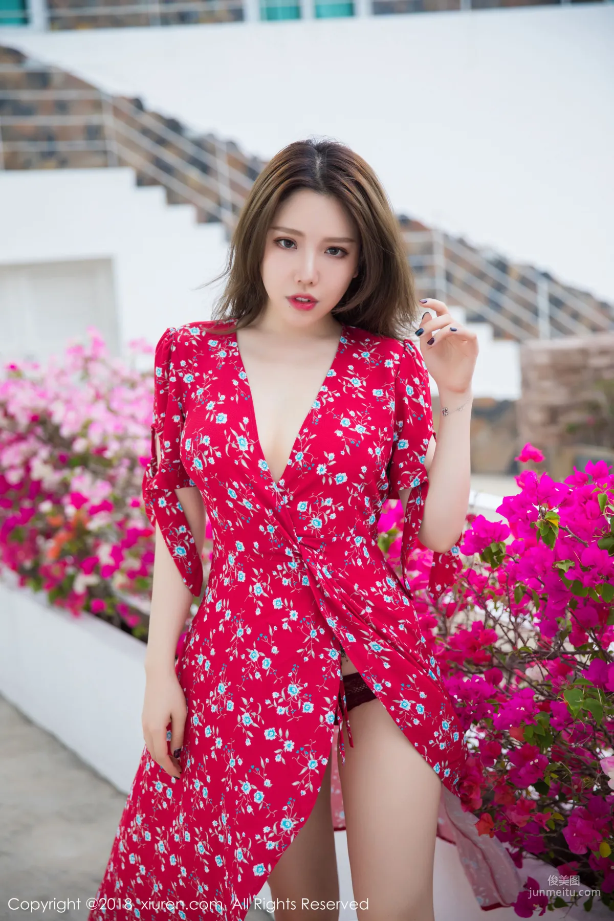 Huang Leran, Shy Long Dress and Beautiful Legs Goddess [XiuRen] No.1284 Photo Set photo 6