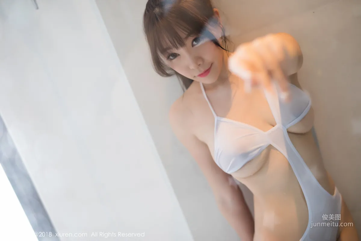 Zhizhi Booty "Wet Breasts and Curves in the Bathroom" [XiuRen] No.1271 Photo Set photo 50