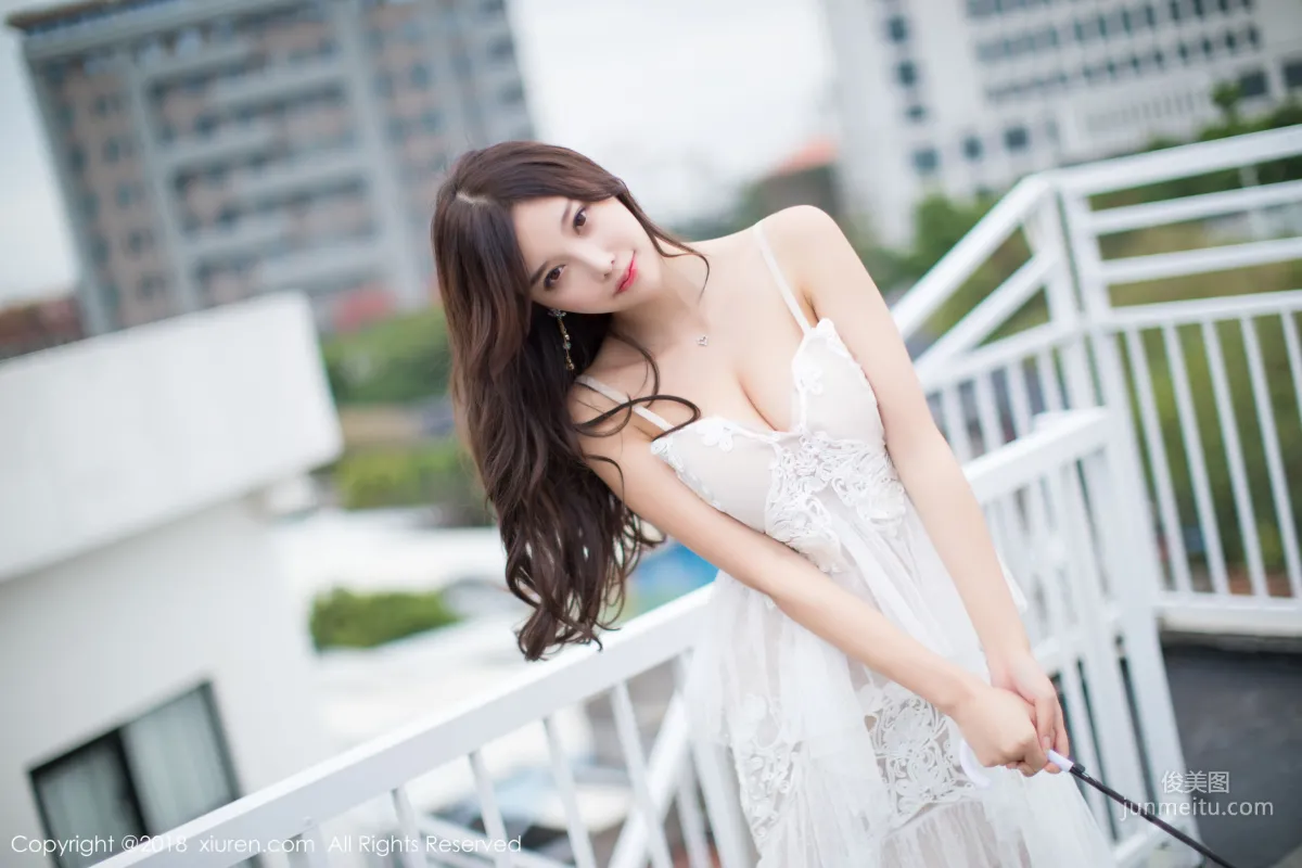 Yang Chenchen sugar, Sweet Bride + Black Stockings Lady [XiuRen] No.1296 Photo Set photo 13