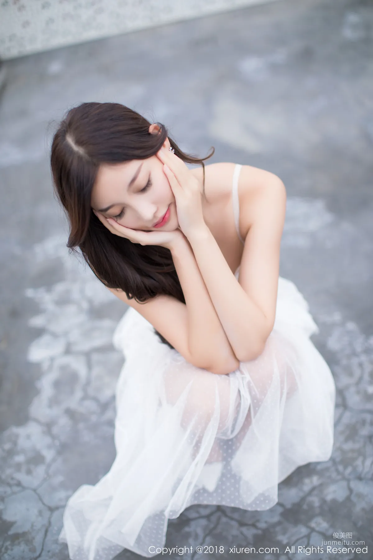 Yang Chenchen sugar, Sweet Bride + Black Stockings Lady [XiuRen] No.1296 Photo Set photo 15