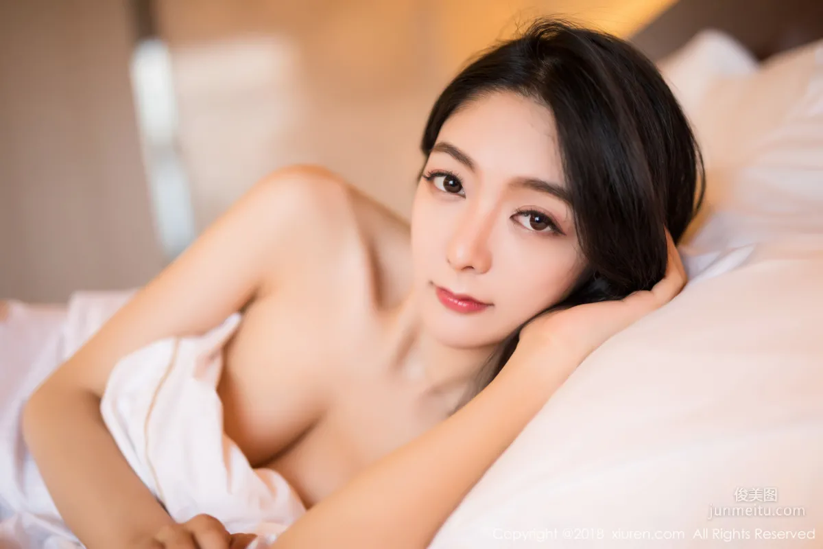 Angela Likes Cats Sexy Pink Vacuum Pajamas Private Shoot [XiuRen] No.1292 Photo Set photo 47