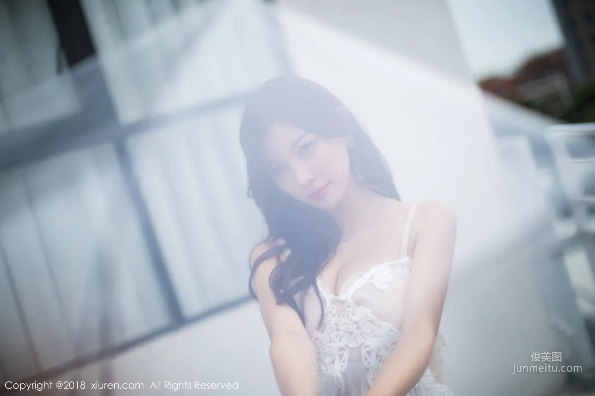 Yang Chenchen sugar, Sweet Bride + Black Stockings Lady [XiuRen] No.1296 Photo Set photo 8