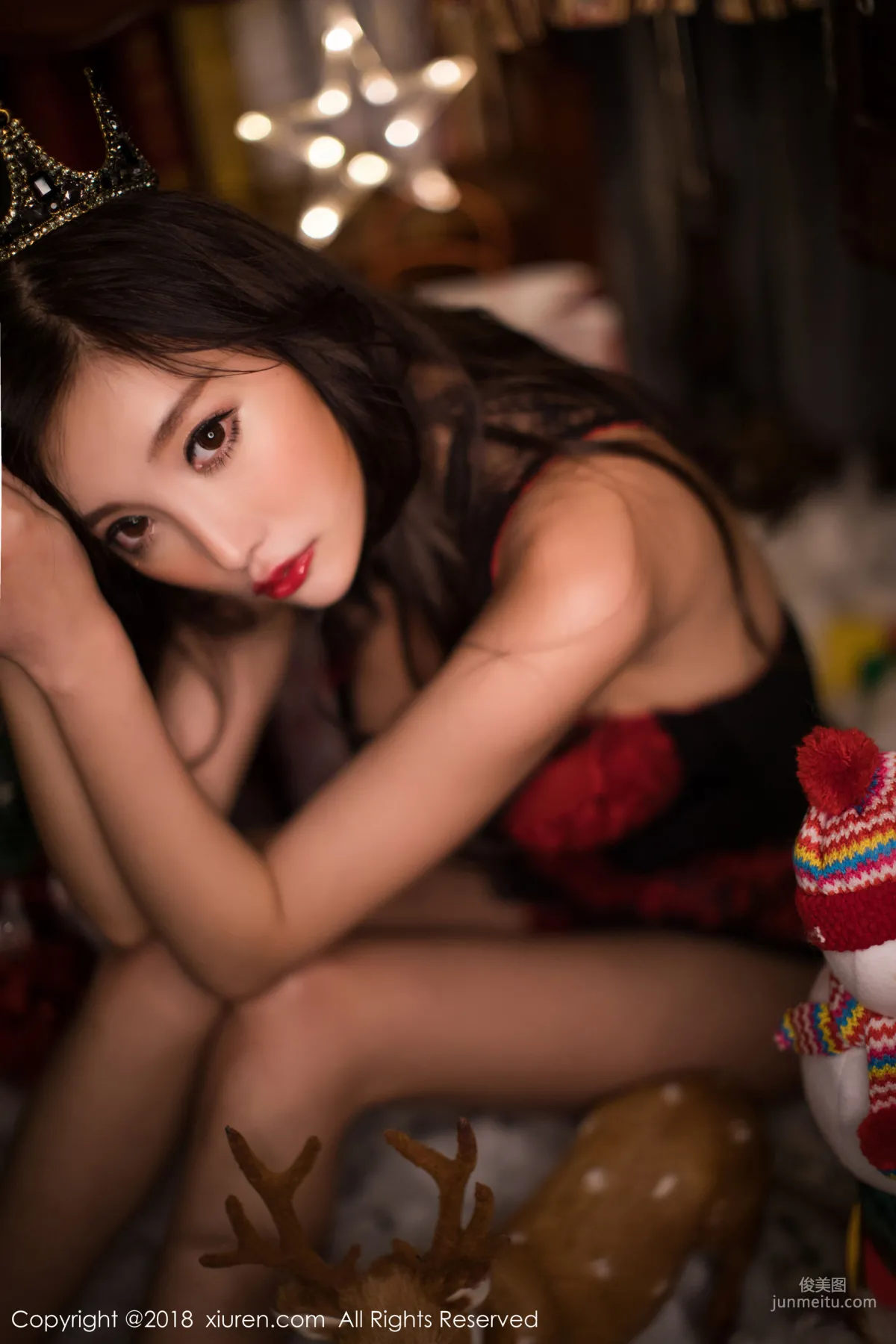 Yang Chenchen sugar Sexy Christmas Girl [XiuRen] No.1281 Photo Set photo 54