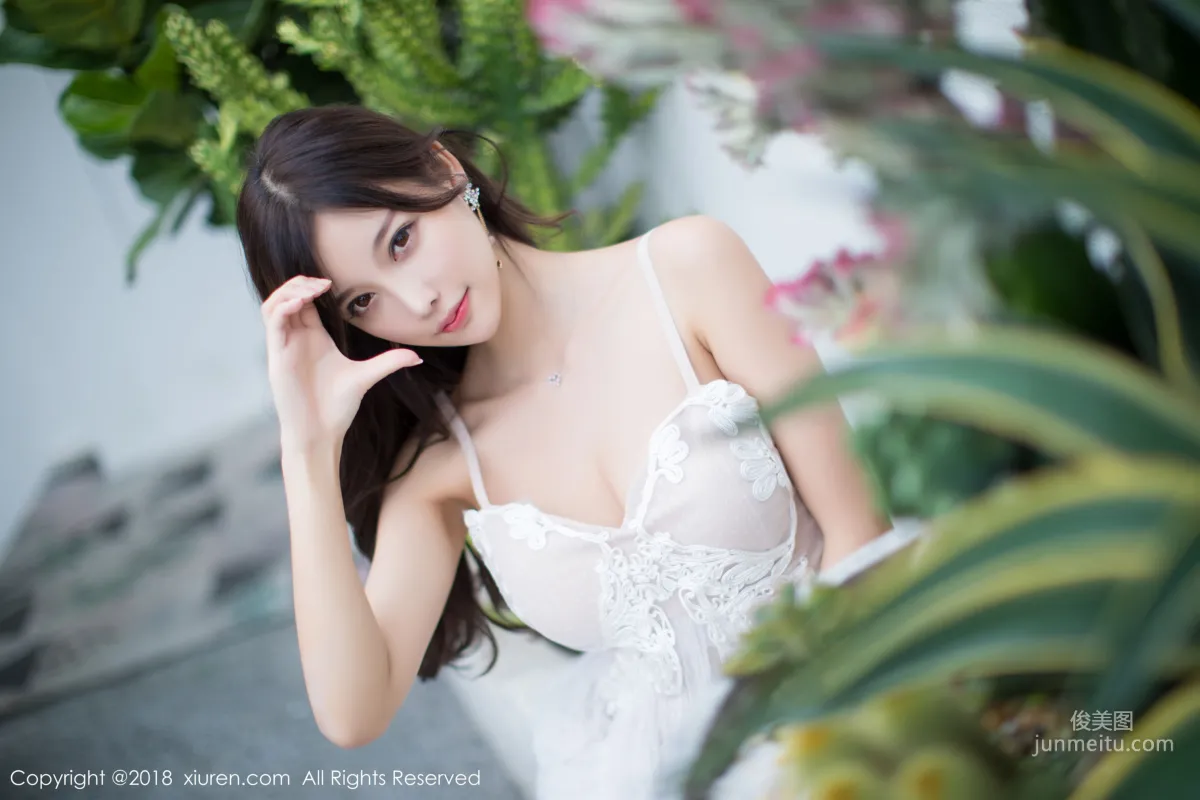 Yang Chenchen sugar, Sweet Bride + Black Stockings Lady [XiuRen] No.1296 Photo Set photo 22
