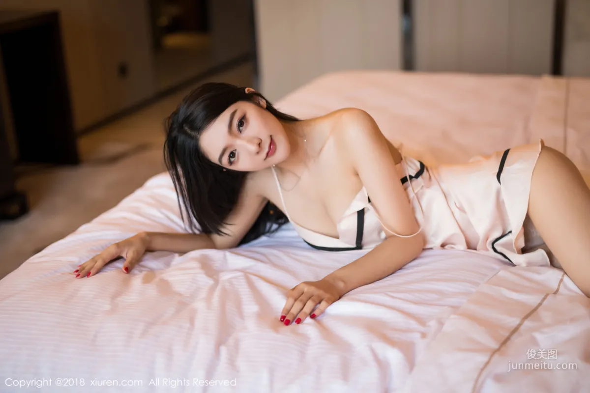 Angela Likes Cats Sexy Pink Vacuum Pajamas Private Shoot [XiuRen] No.1292 Photo Set photo 26
