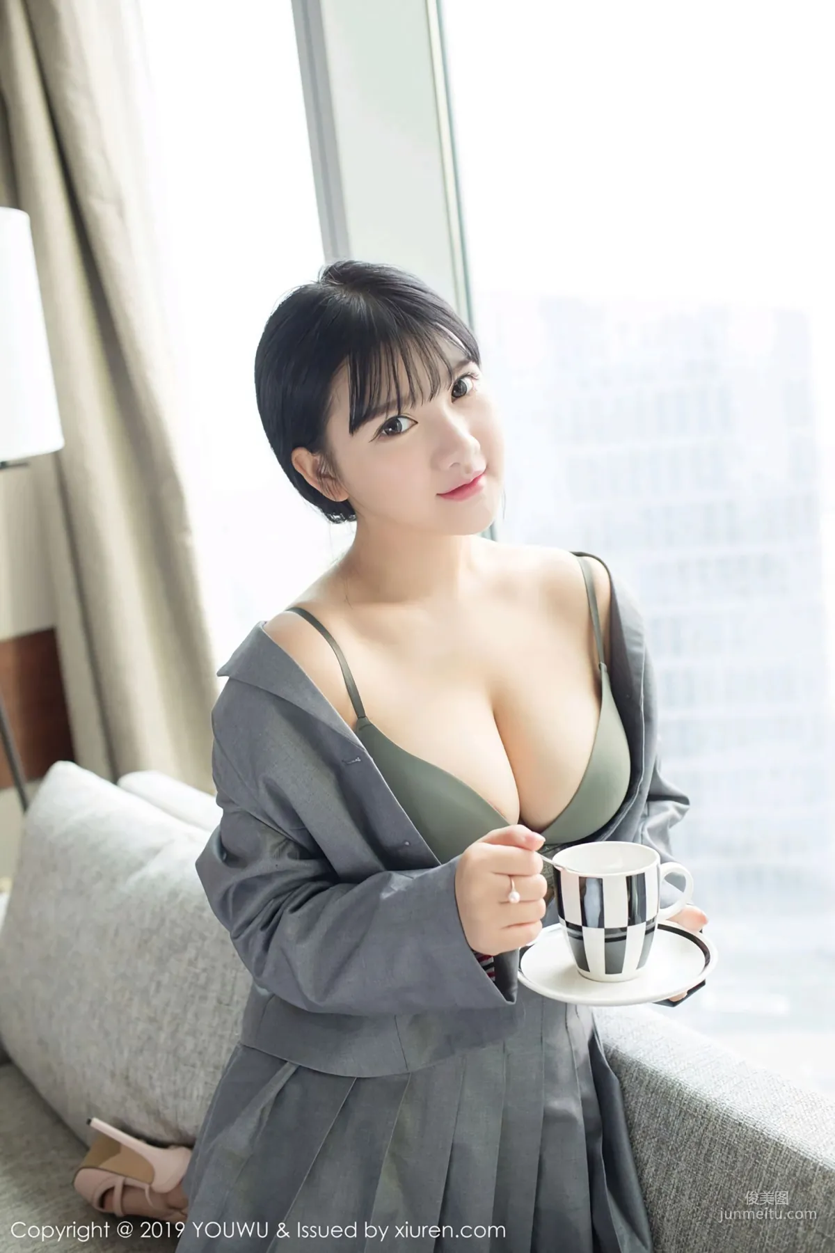 Xiao Younai, Sexy Uniform Seduction [YouWu] Vol.138 Photo Set photo 48