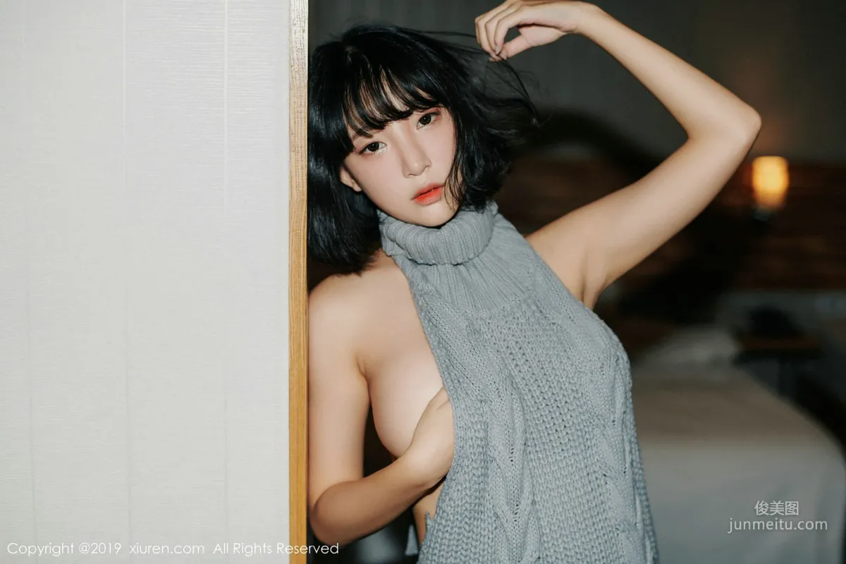 Model Jiang Renqing《Bikini + Open-Back Sweater》 [XiuRen] No.1304 Photo Set photo 27