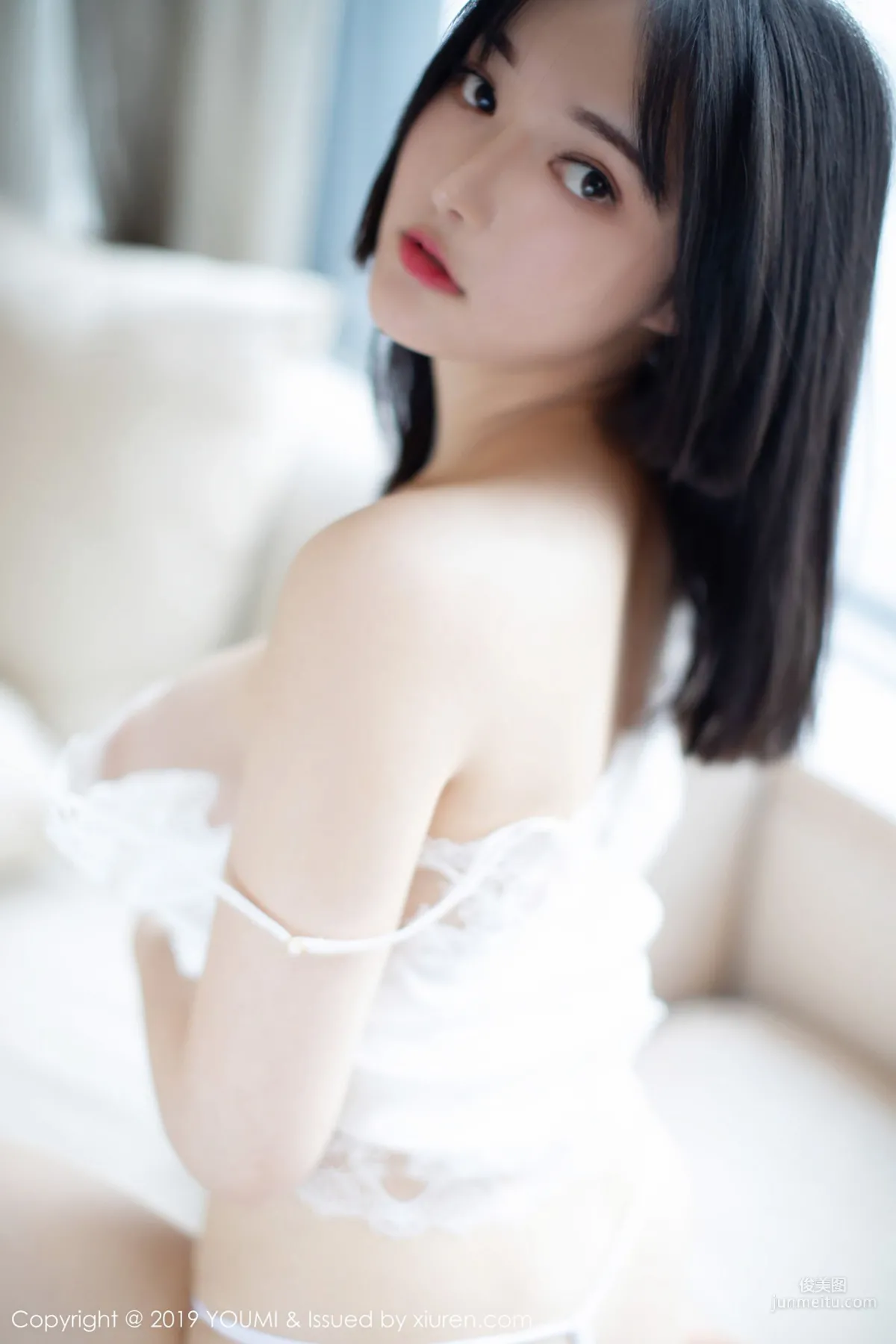 Wan Ling, Extremely Charming Cutout Lingerie Black Stockings Series [YouMi] Vol.265 Photo Set photo 38