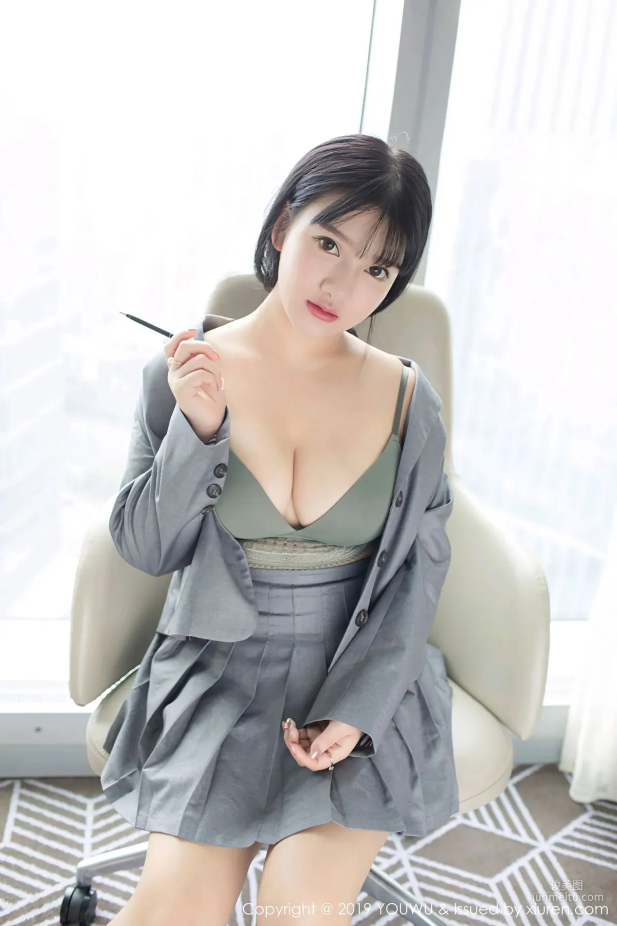 Xiao Younai, Sexy Uniform Seduction [YouWu] Vol.138 Photo Set photo 38