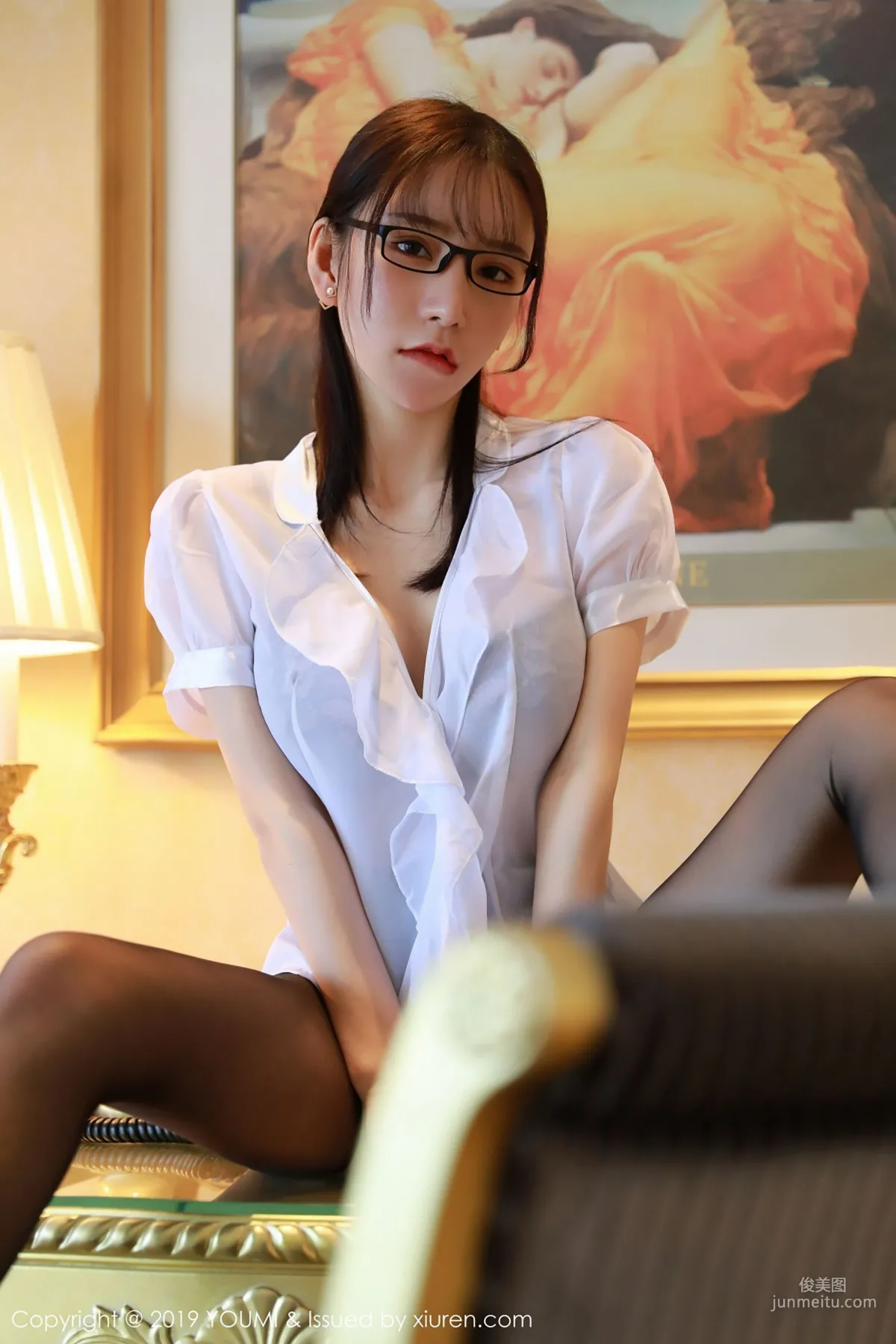 Zhou Yuxi Sandy Sexy OL Uniform [YouMi] Vol.285 Photo Set photo 14
