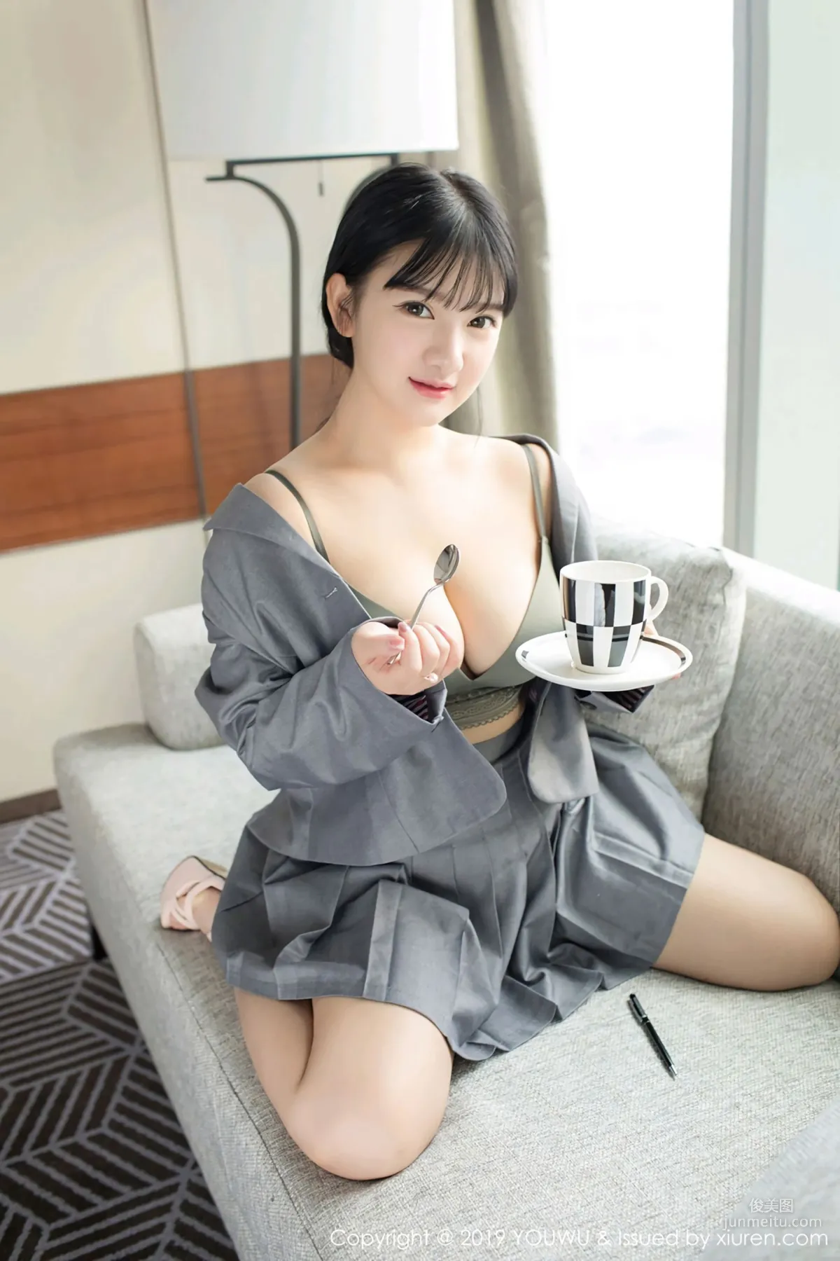 Xiao Younai, Sexy Uniform Seduction [YouWu] Vol.138 Photo Set photo 42