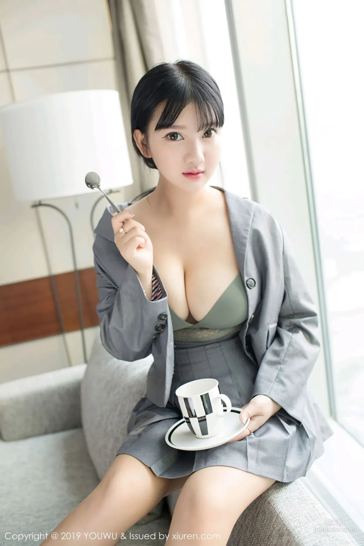 Xiao Younai, Sexy Uniform Seduction [YouWu] Vol.138 Photo Set photo 57
