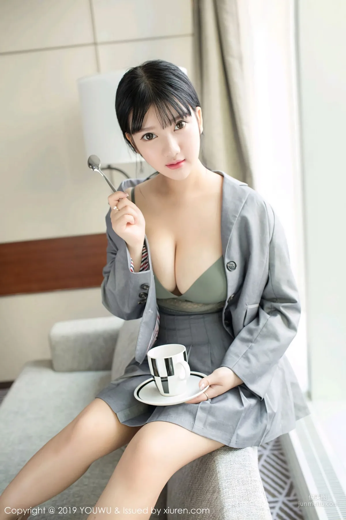 Xiao Younai, Sexy Uniform Seduction [YouWu] Vol.138 Photo Set photo 56
