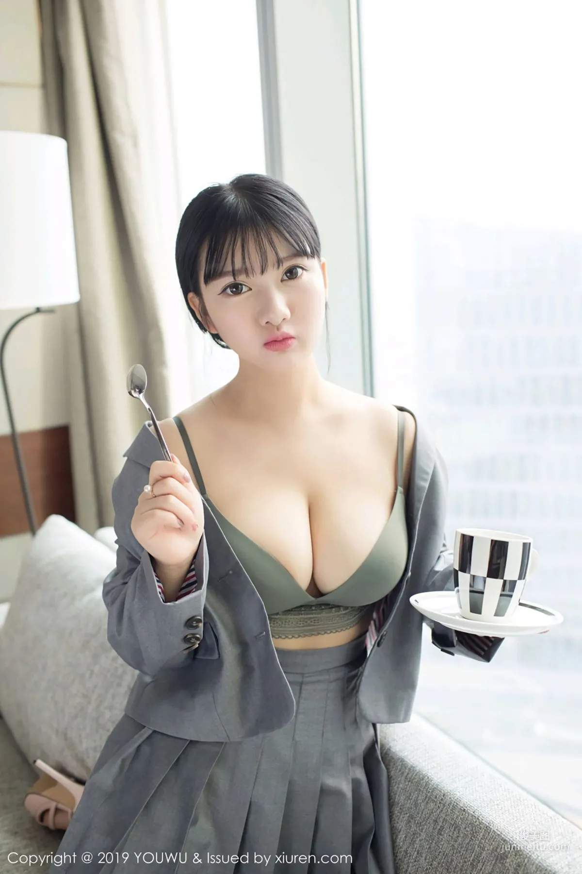 Xiao Younai, Sexy Uniform Seduction [YouWu] Vol.138 Photo Set photo 46