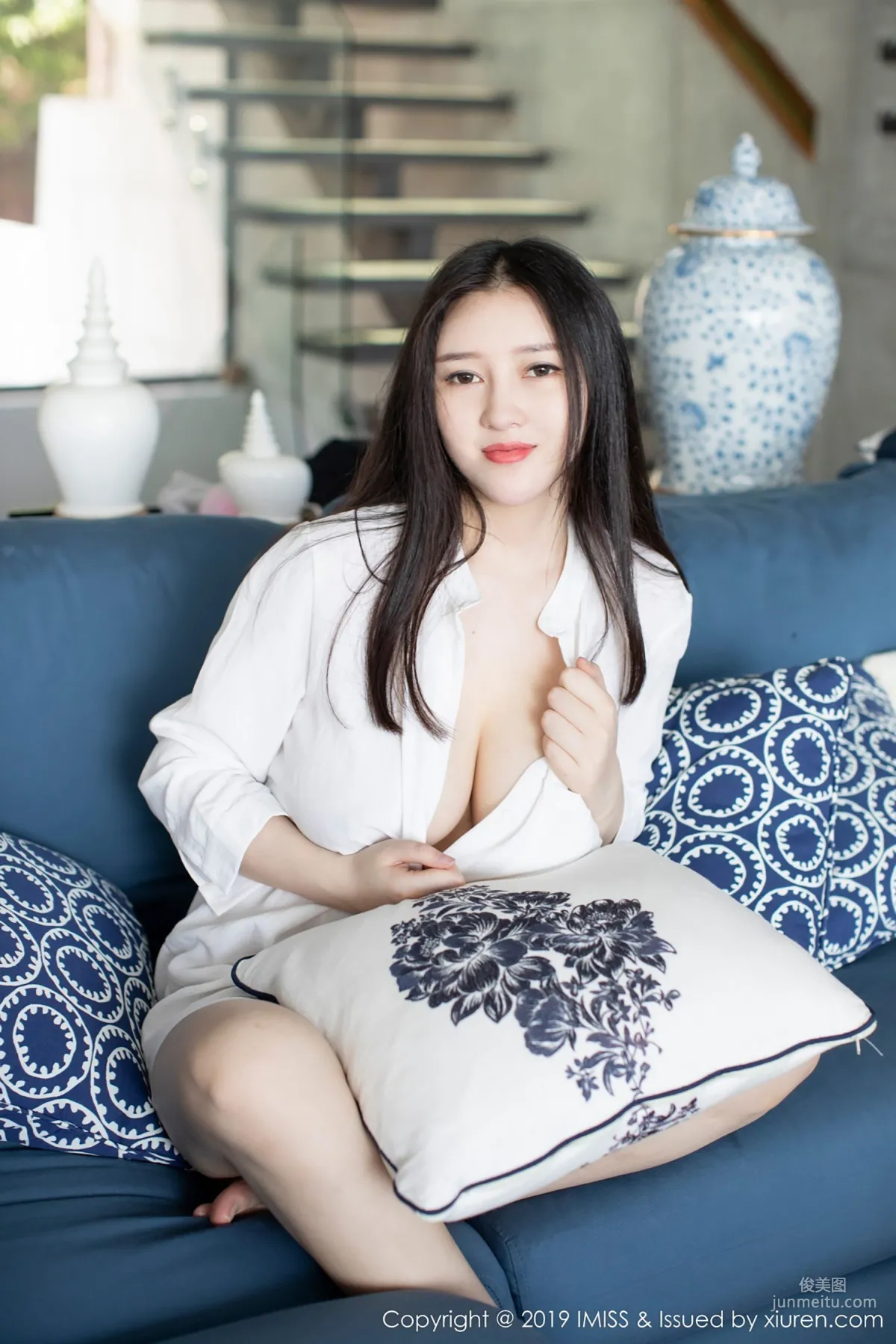 En Yi, Black Silk and Shirt Wet Body Series [IMISS] Vol.335 photo 21