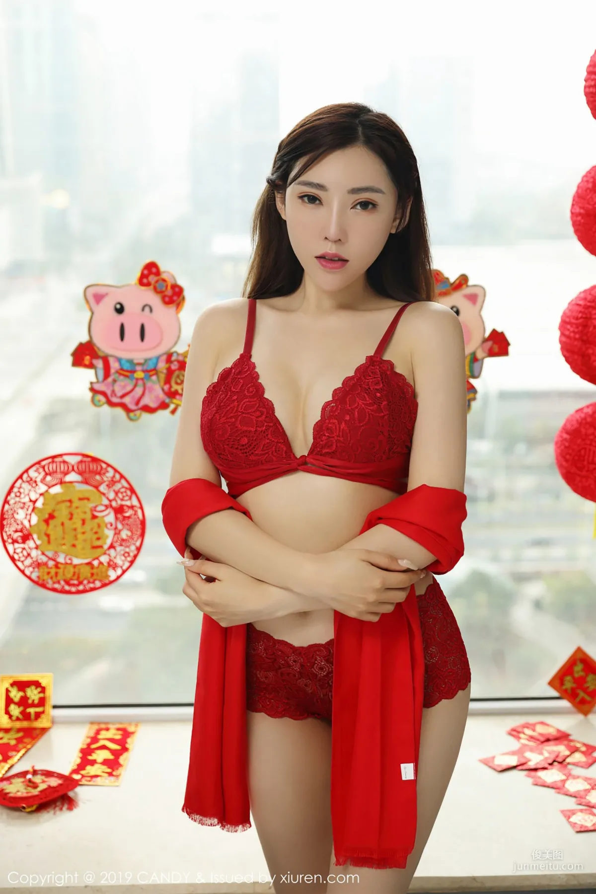 Menghanyao baby, Festive Spring Festival Lingerie That Is Still Sexy [Candy] Vol.070 Photo Set photo 26