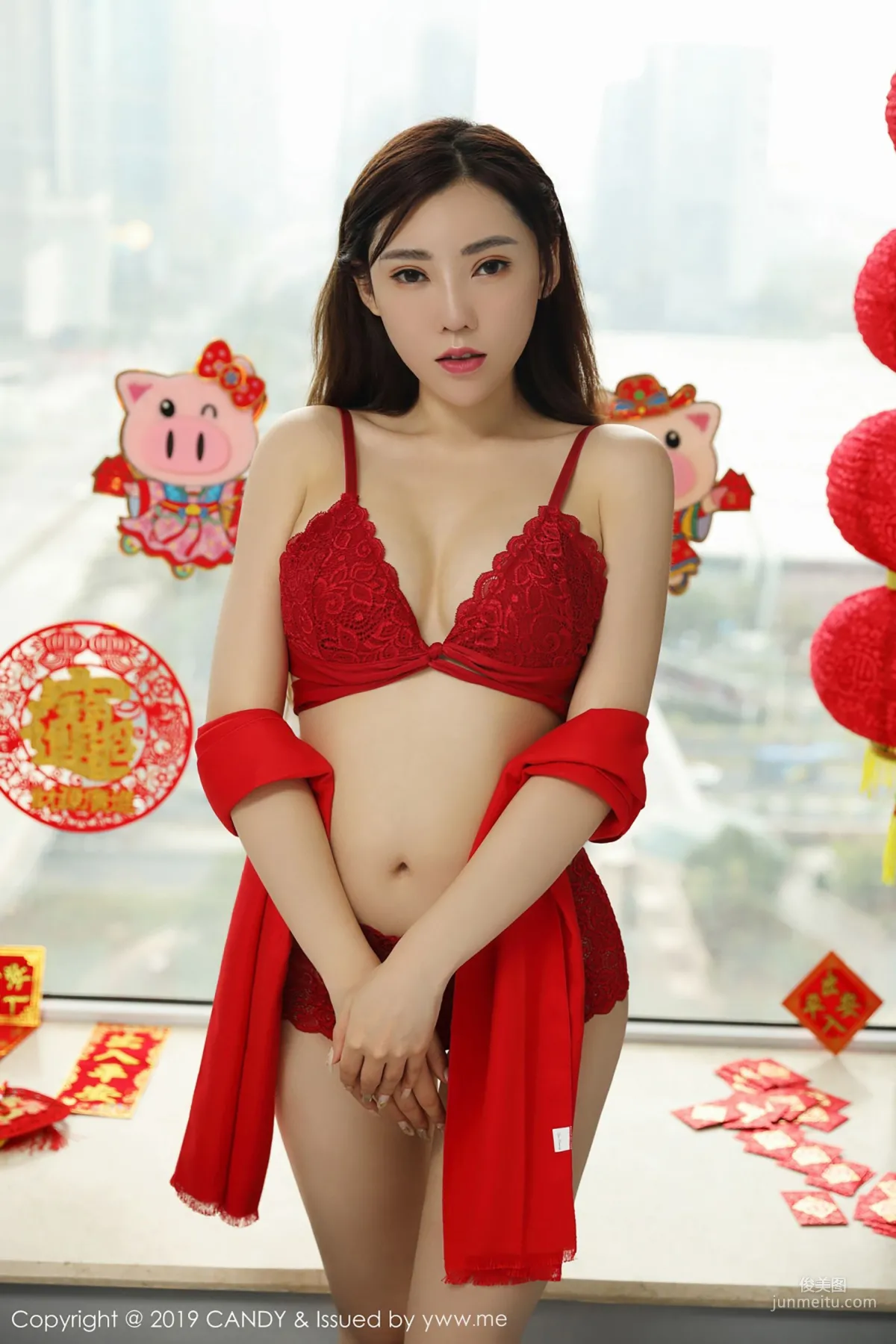 Menghanyao baby, Festive Spring Festival Lingerie That Is Still Sexy [Candy] Vol.070 Photo Set photo 27