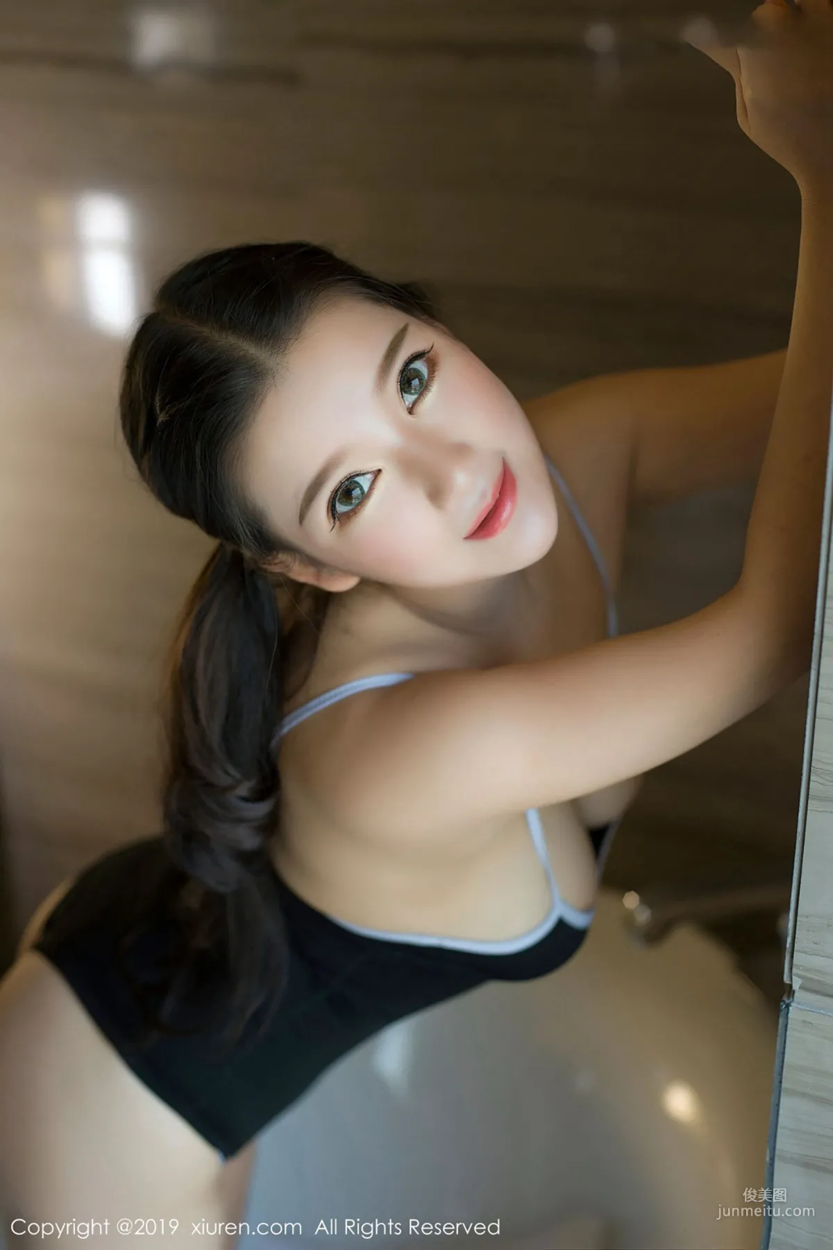 Xiao Younai "Flight Attendant Uniform Seduction and Black Leotard" [XiuRen] No.1340 Photo Set photo 54