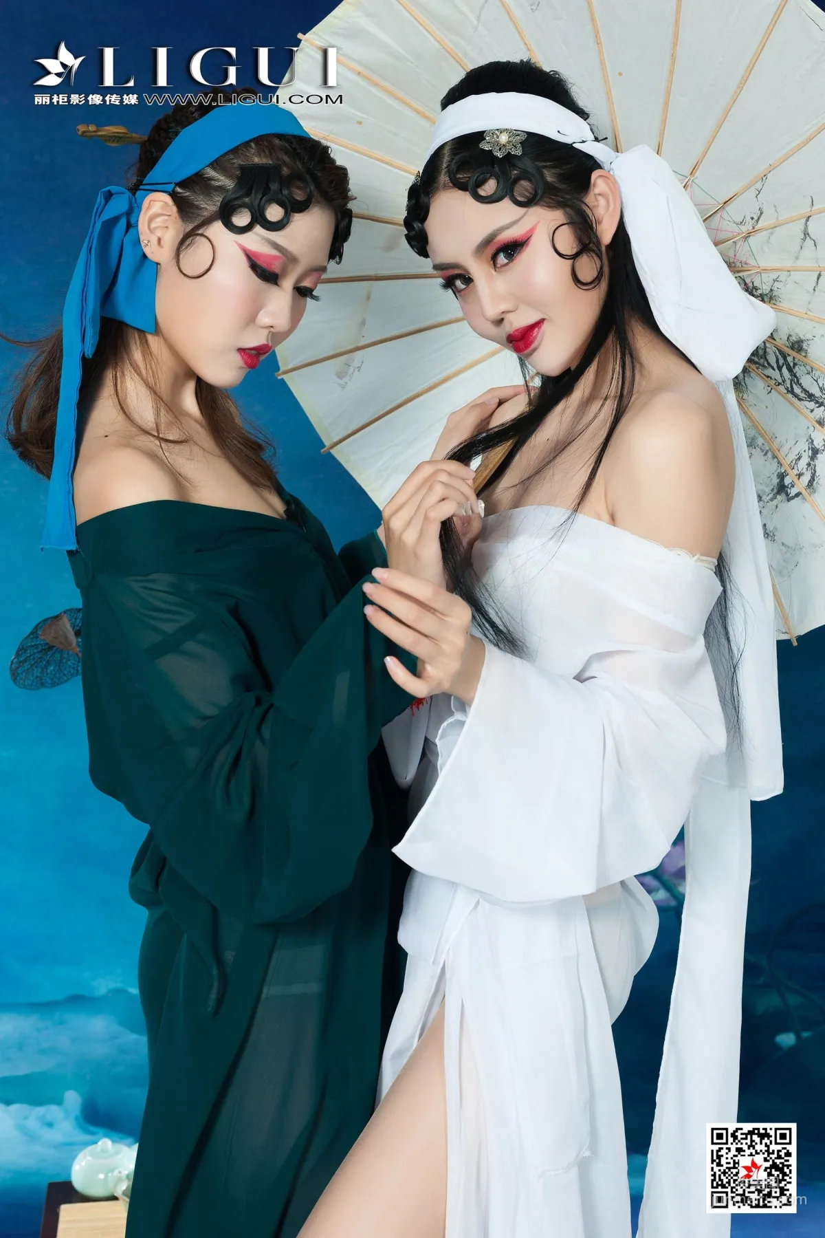 鐘情&涼兒《雙生戲曲美人》 [麗櫃Ligui] 寫真集 19