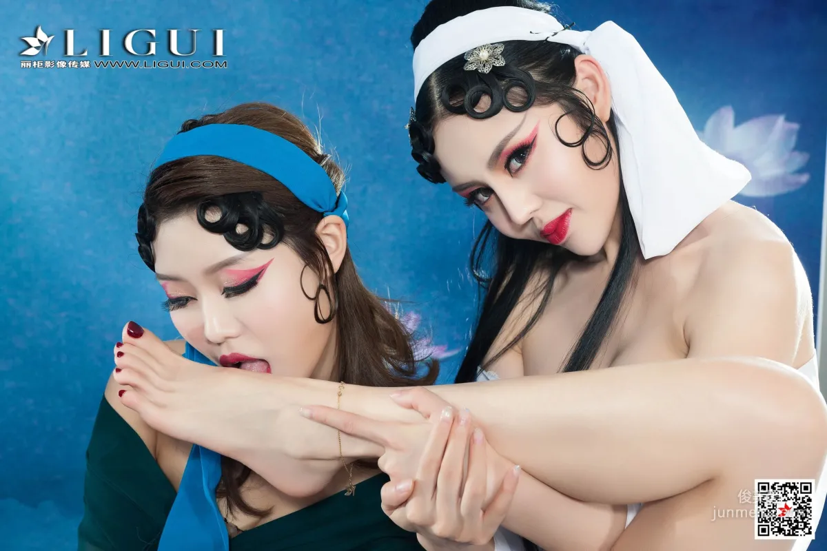 鐘情&涼兒《雙生戲曲美人》 [麗櫃Ligui] 寫真集 61