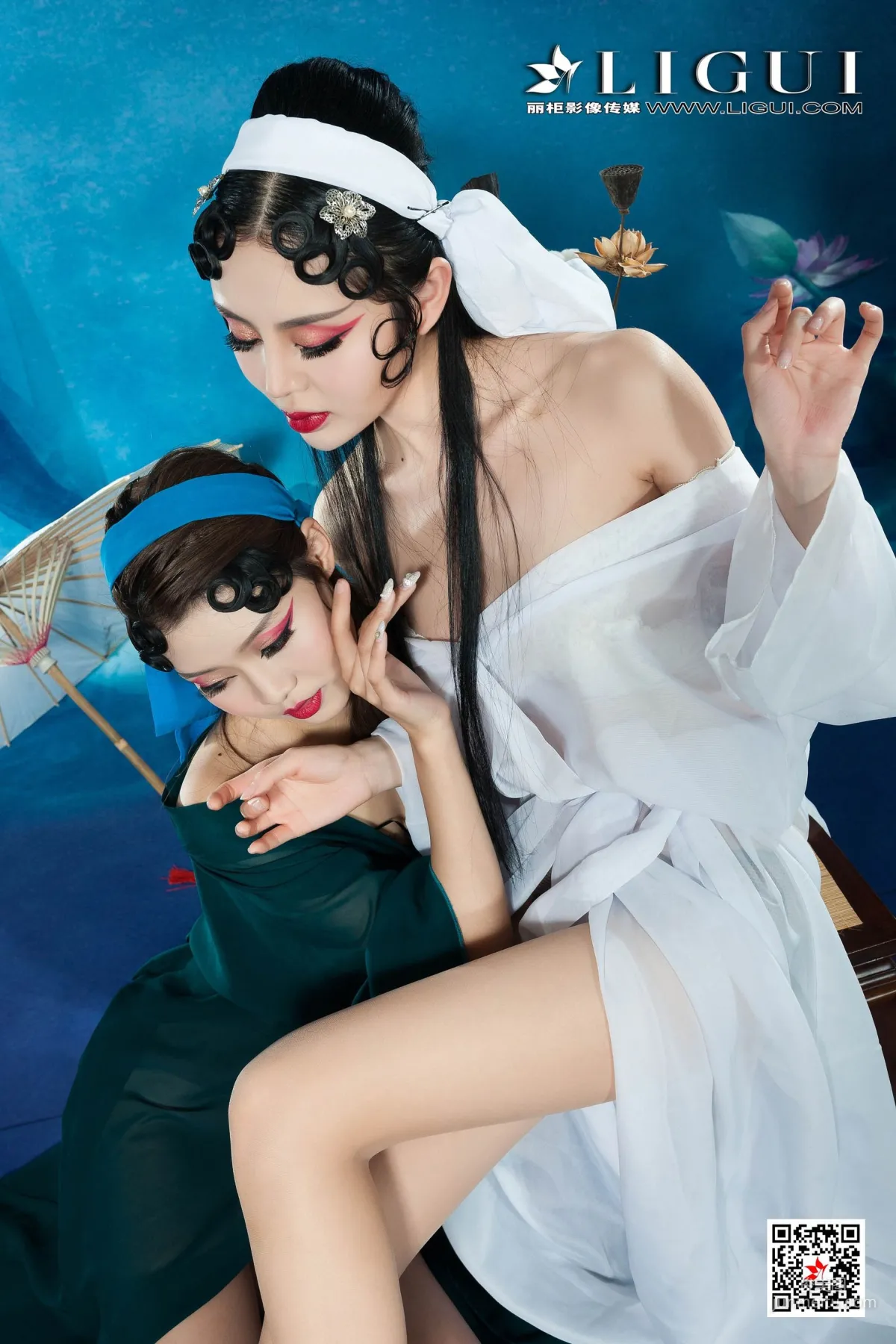 鐘情&涼兒《雙生戲曲美人》 [麗櫃Ligui] 寫真集 8
