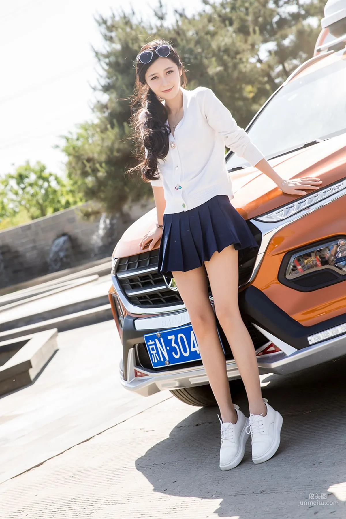 Su Liang 'I Am a Beautiful Car Model' [TouTiao Goddess] Photo Set photo 21