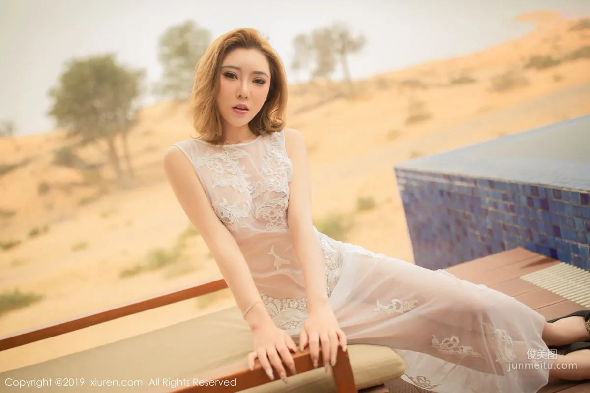 Menghanyao baby Cool Desert Charm and Tenderness [XiuRen] No.1384 Photo Set photo 39